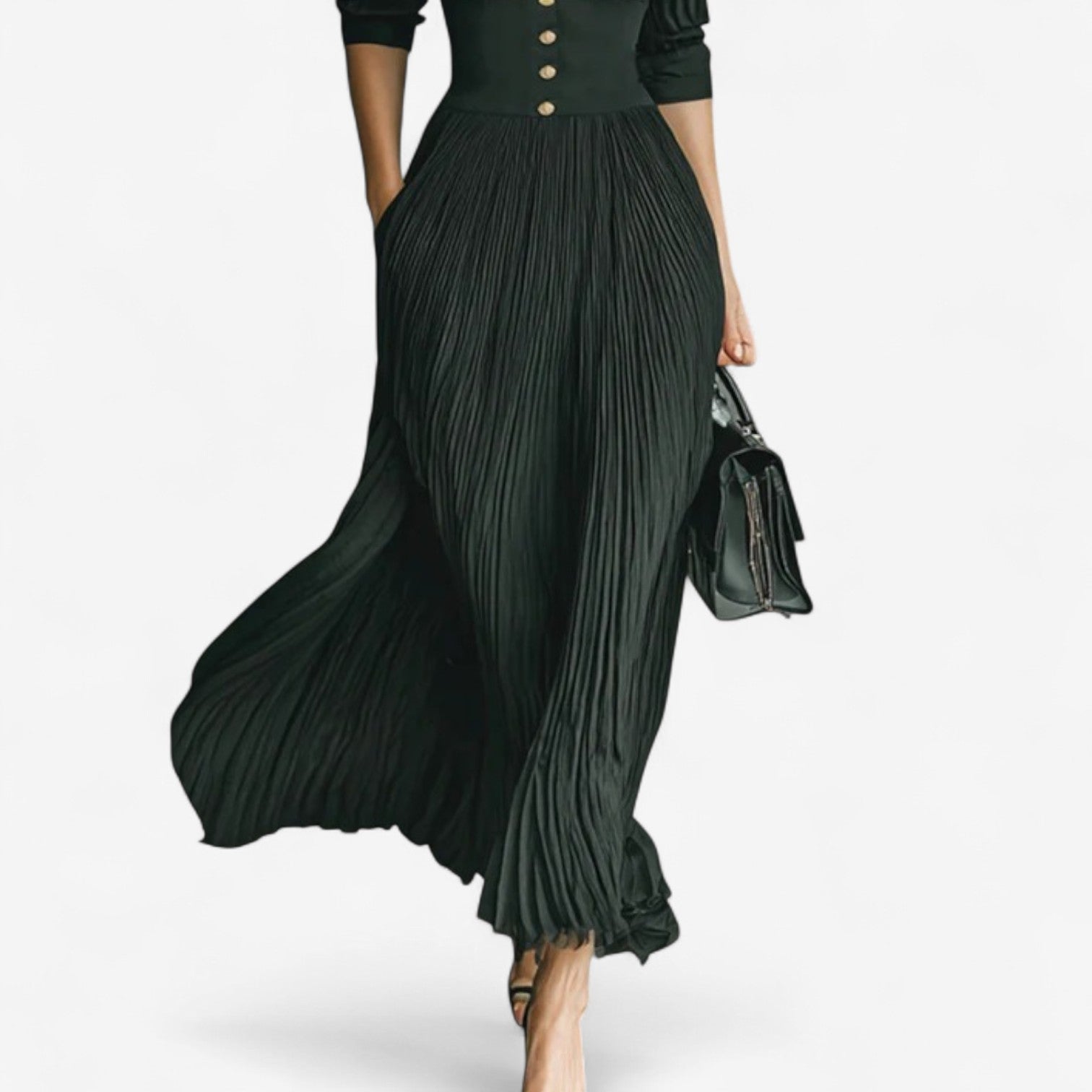 Carine™ Plisseret maxi