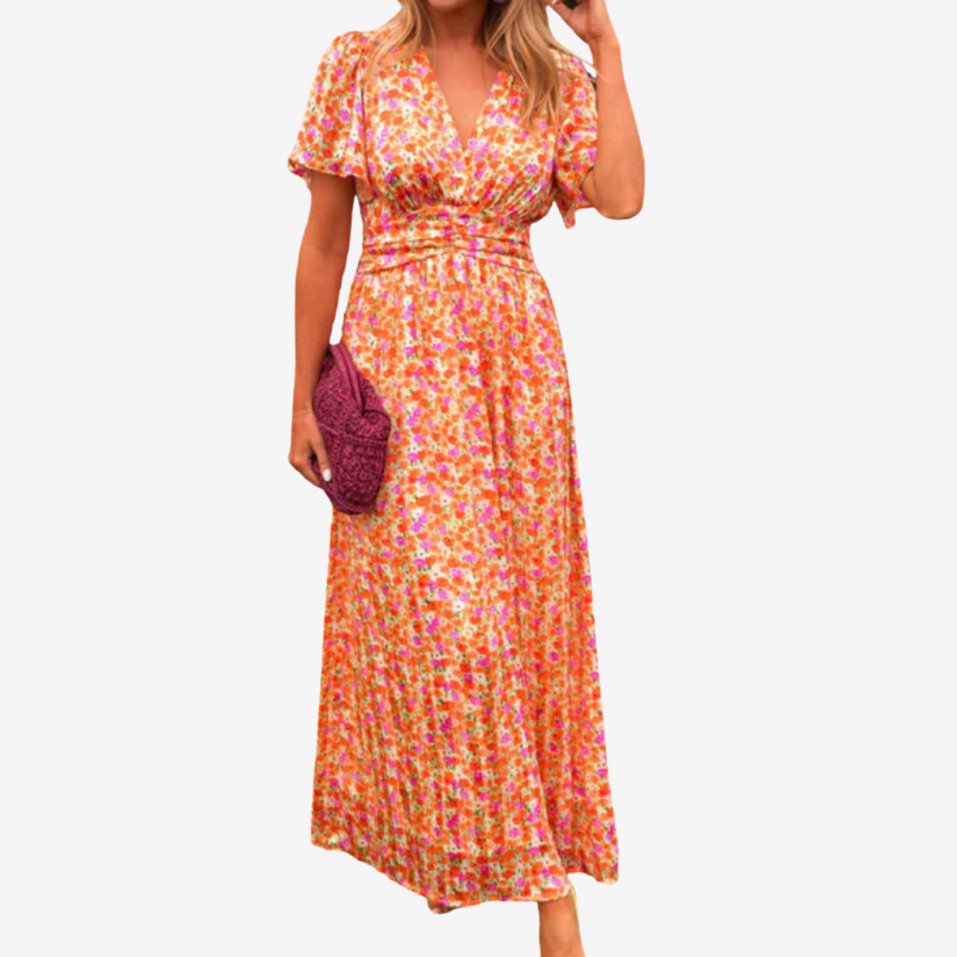 Lucie™ Kjole Sunset Bloom