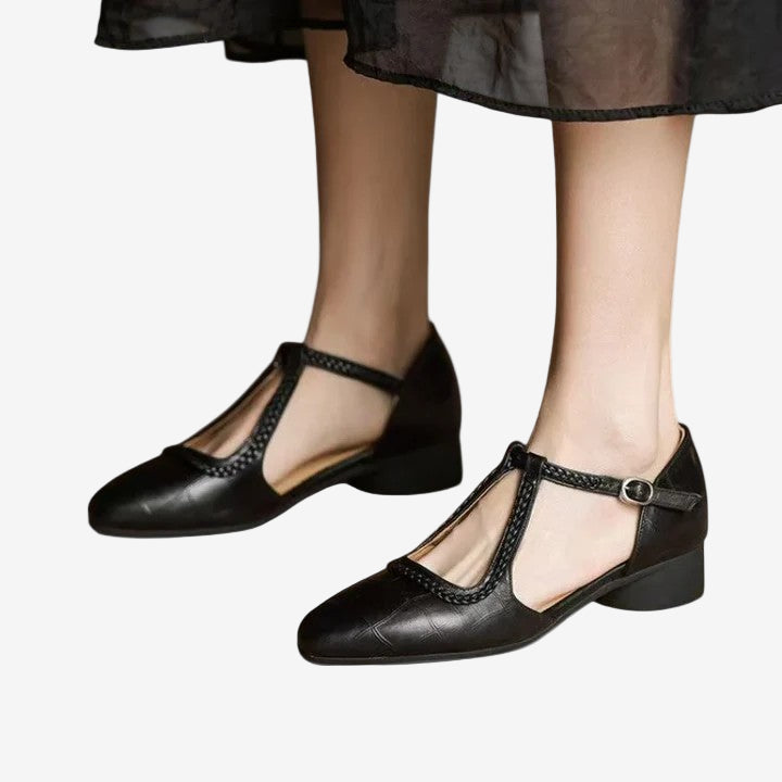 Delphine™ Remsandaler med hæl