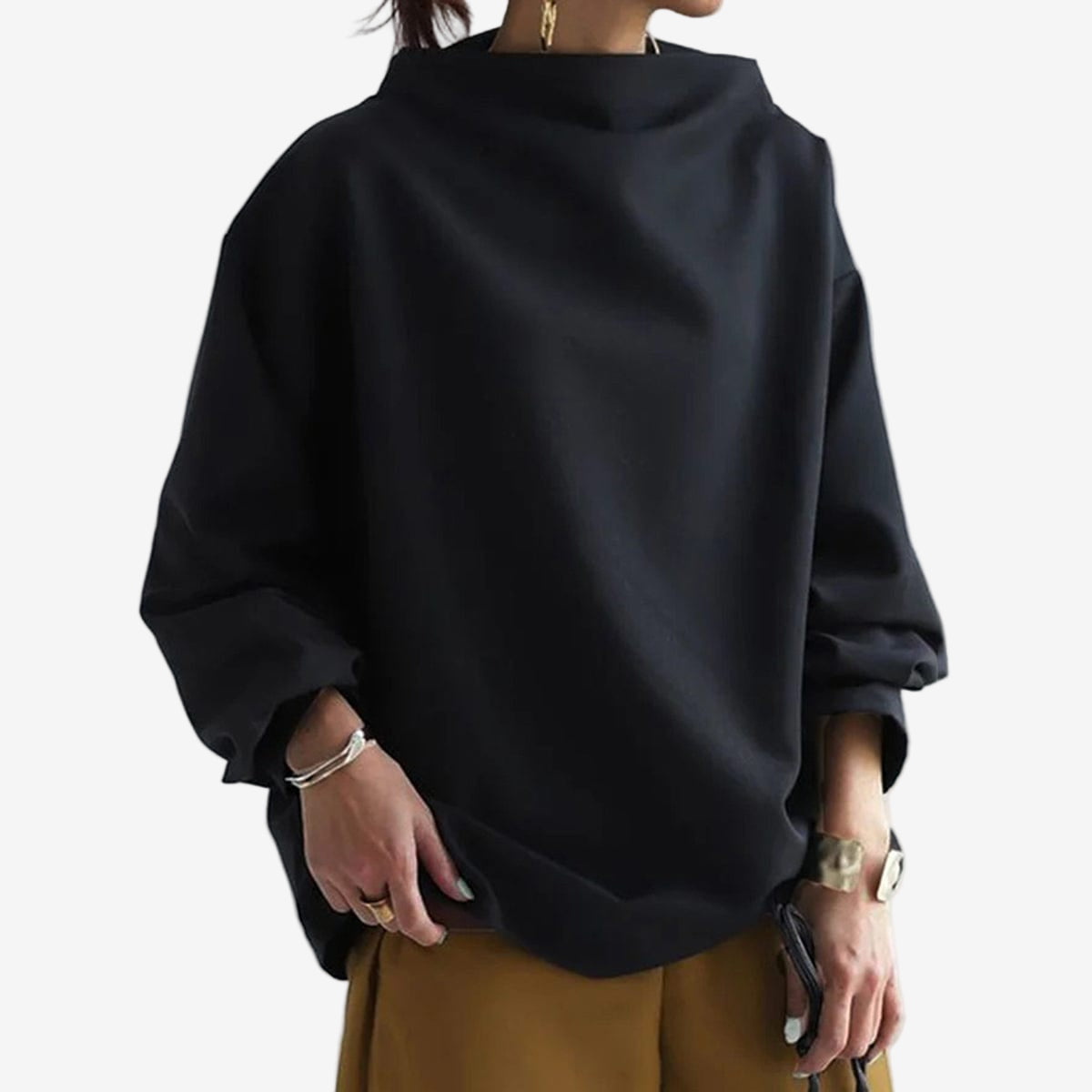 Elly™ Kort, afslappet strik
