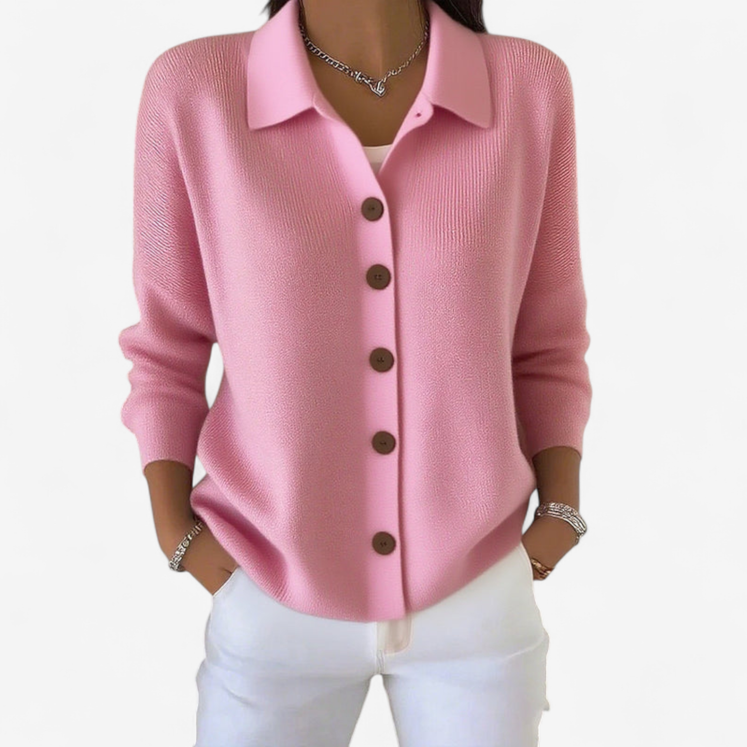 Adrienne™ Elegant blazer med knapper