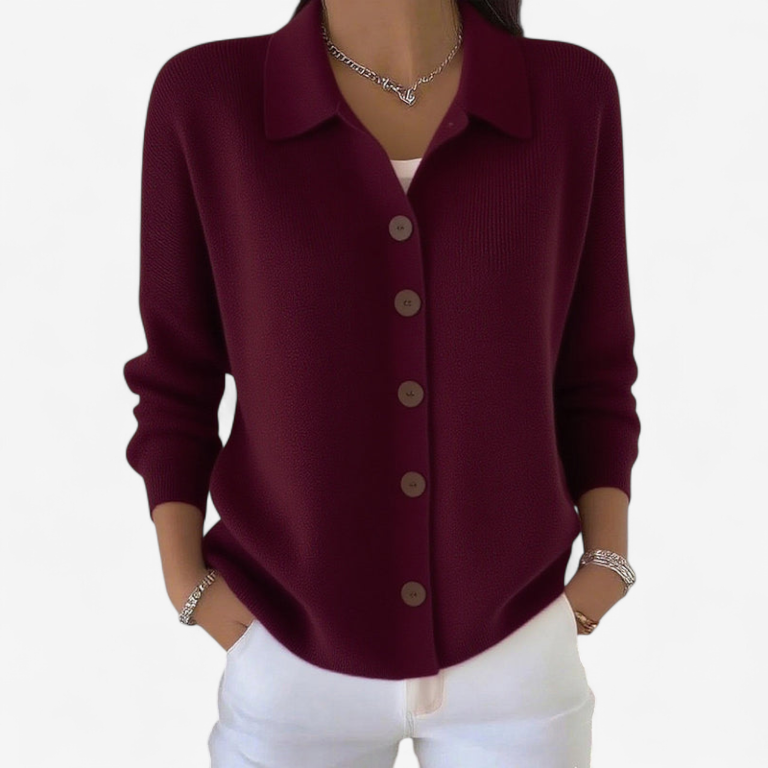 Adrienne™ Elegant blazer med knapper