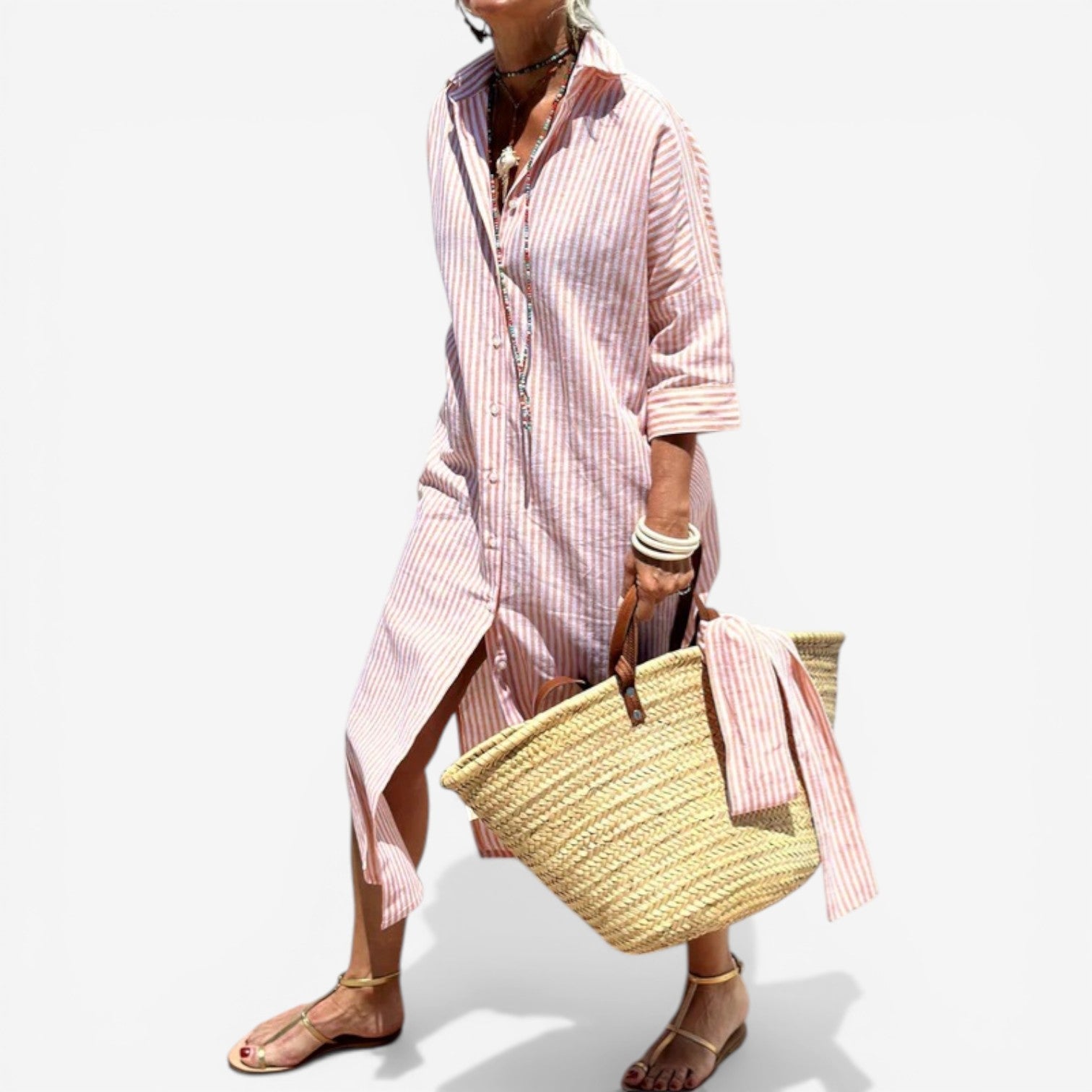 Chiara™ Robe fluide à boutons
