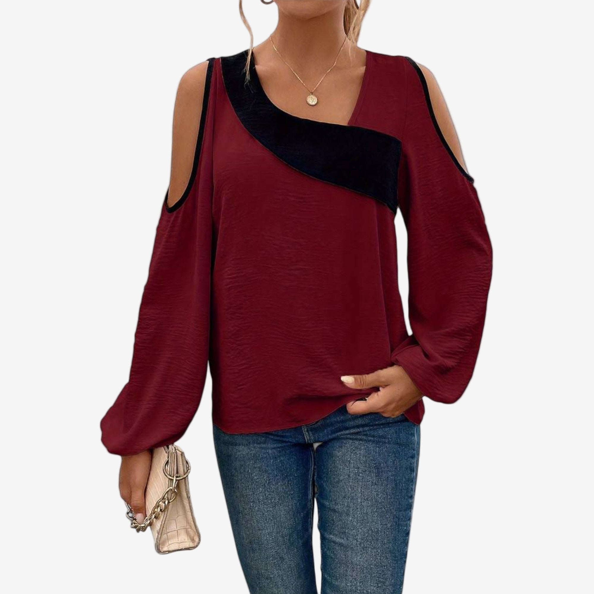 Scarlett™ Sweater med bare skuldre