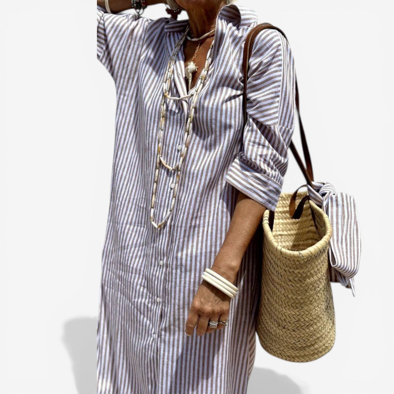 Chiara™ Robe fluide à boutons