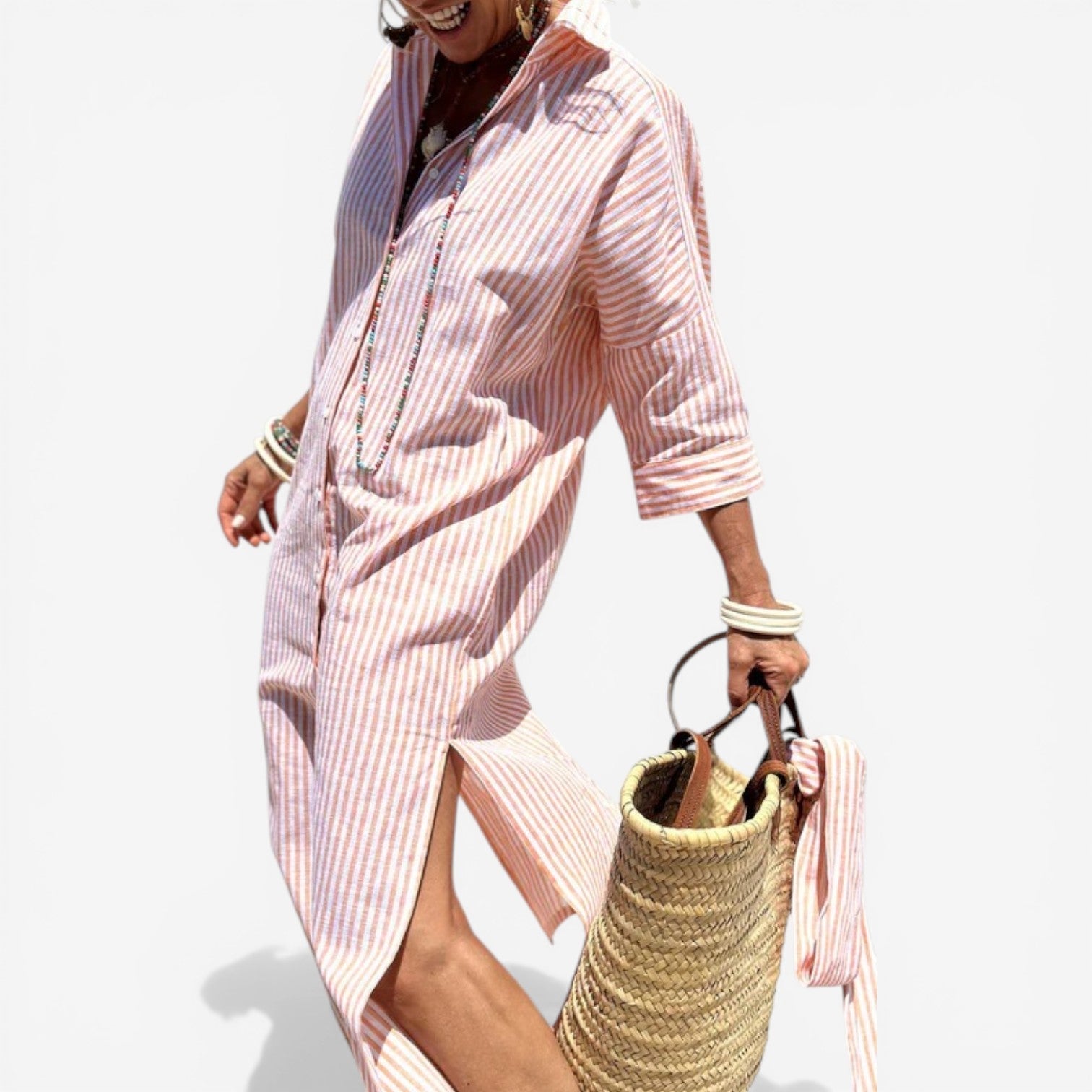 Chiara™ Robe fluide à boutons