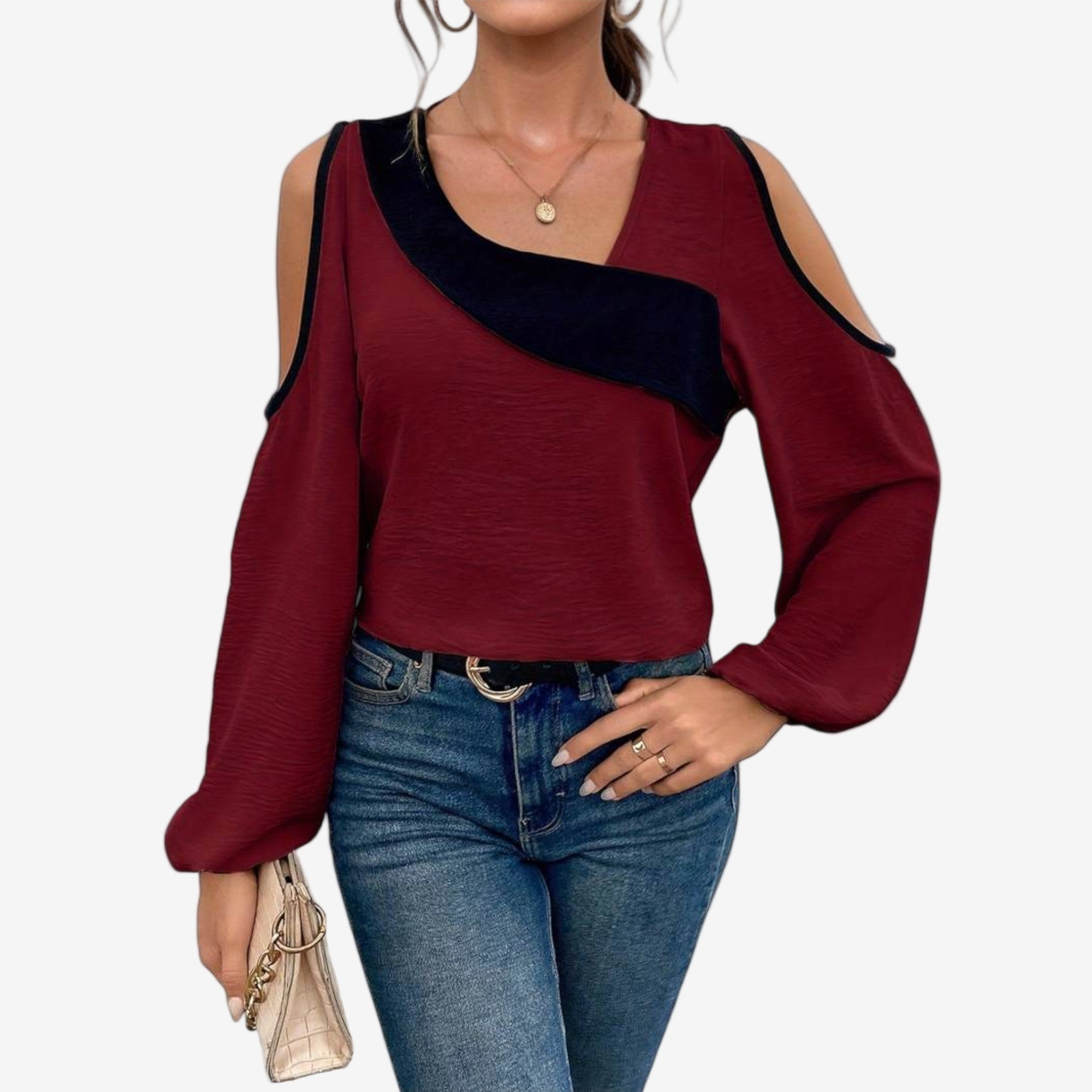 Scarlett™ Sweater med bare skuldre