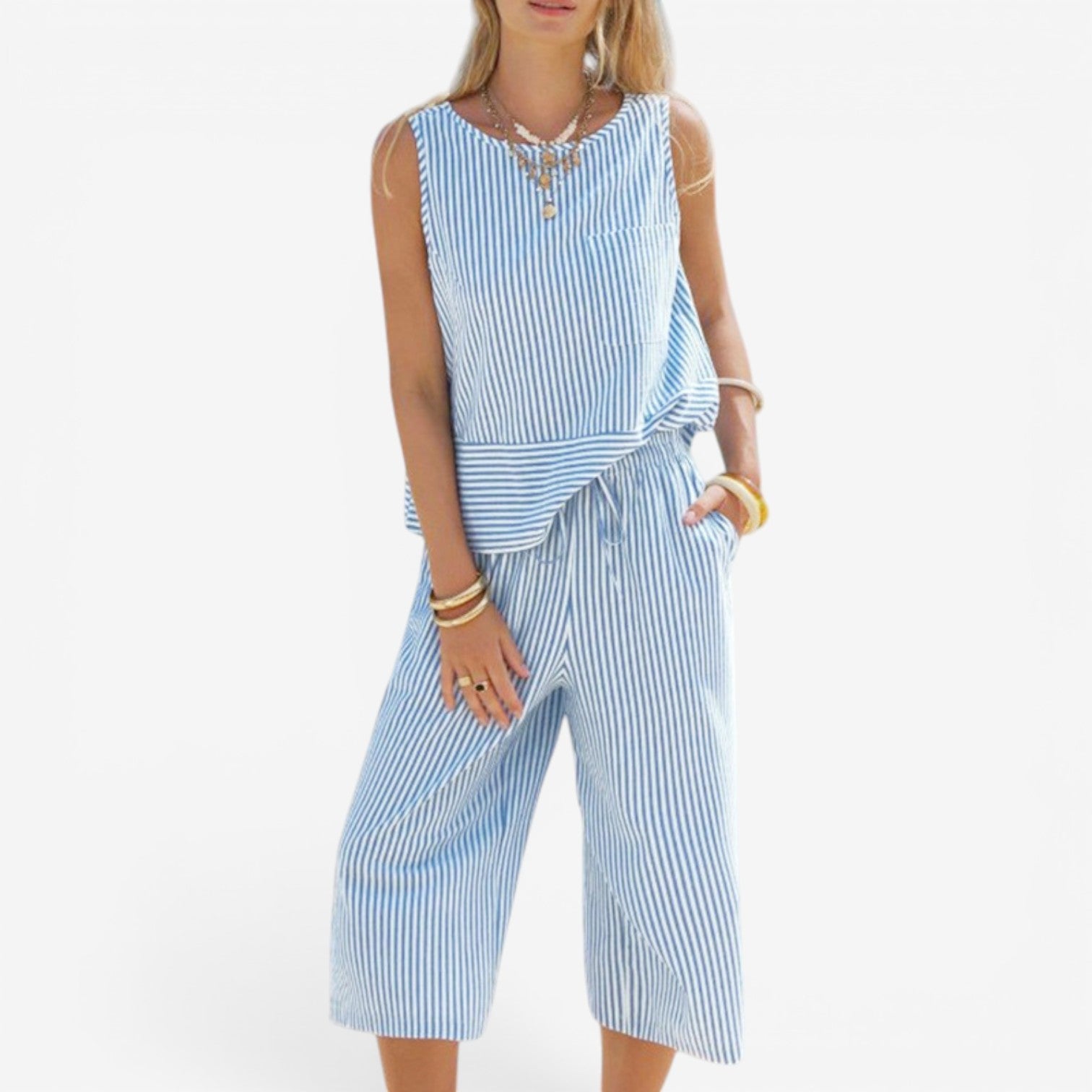 Alyanna™ Ensemble deux pièces rayé