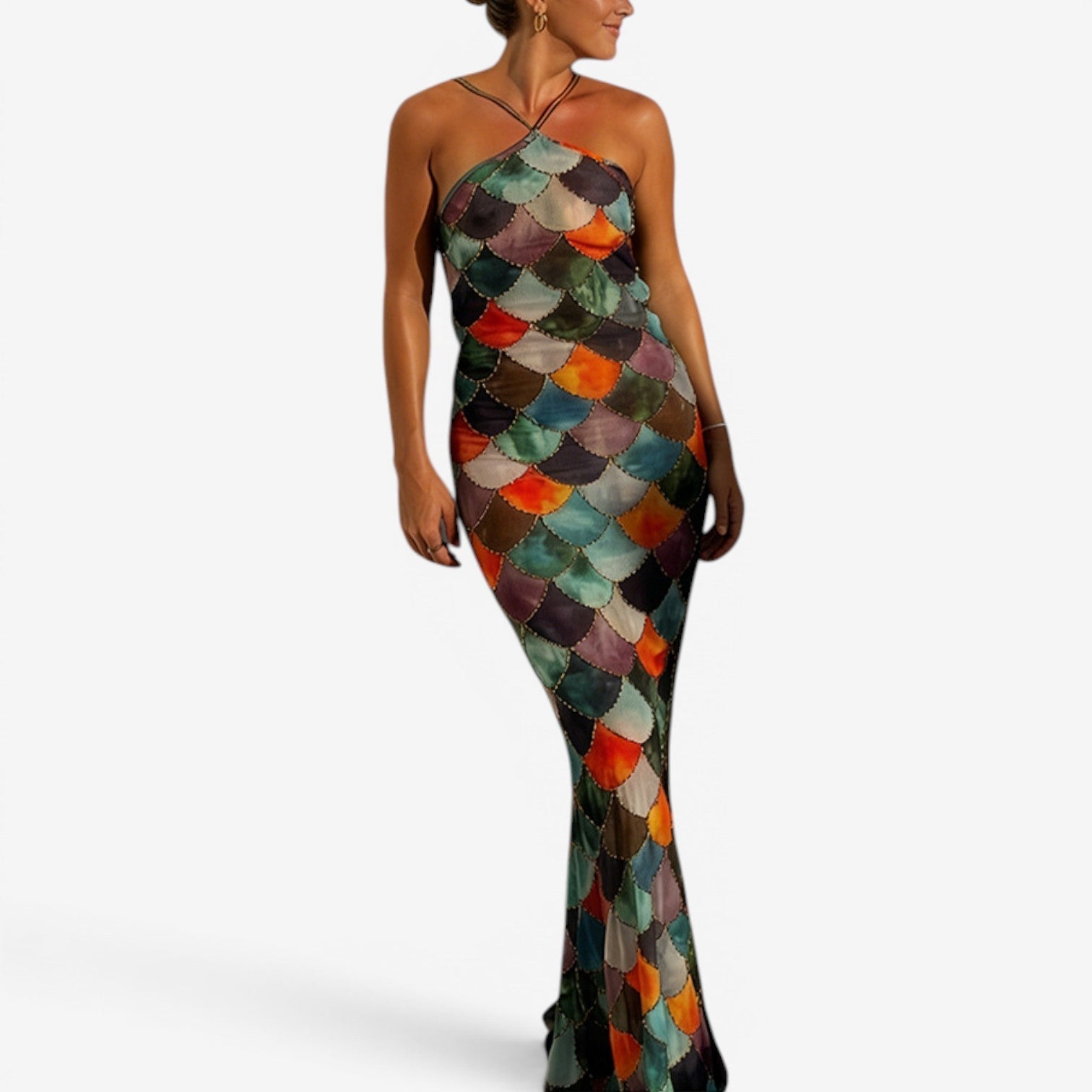 Rylee™ Robe longue imprimée