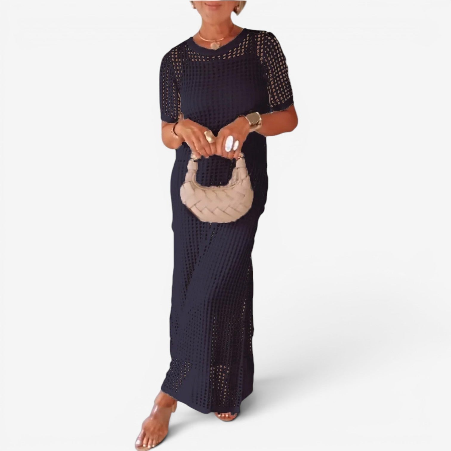 Sally™ Robe longue en maille