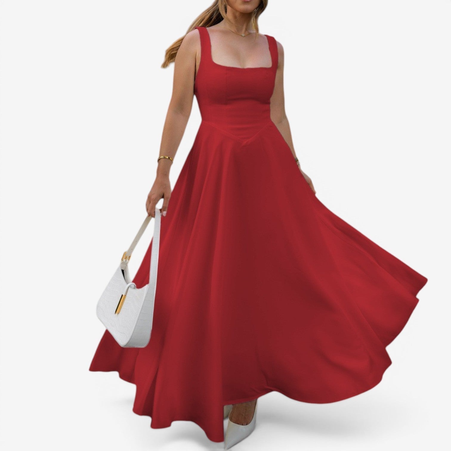 Louisa™ Robe midi évasée