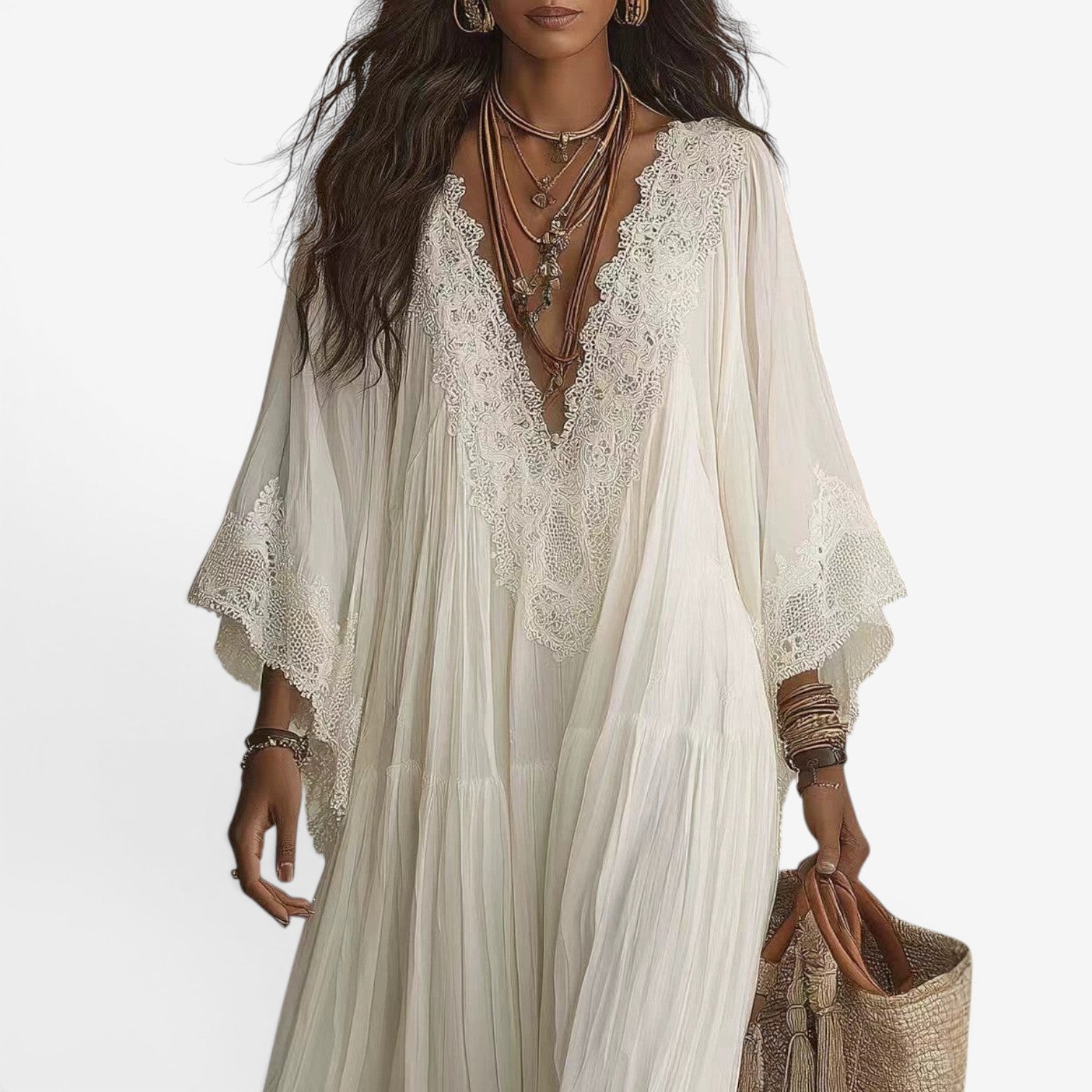 Abby™ Robe caftan longue