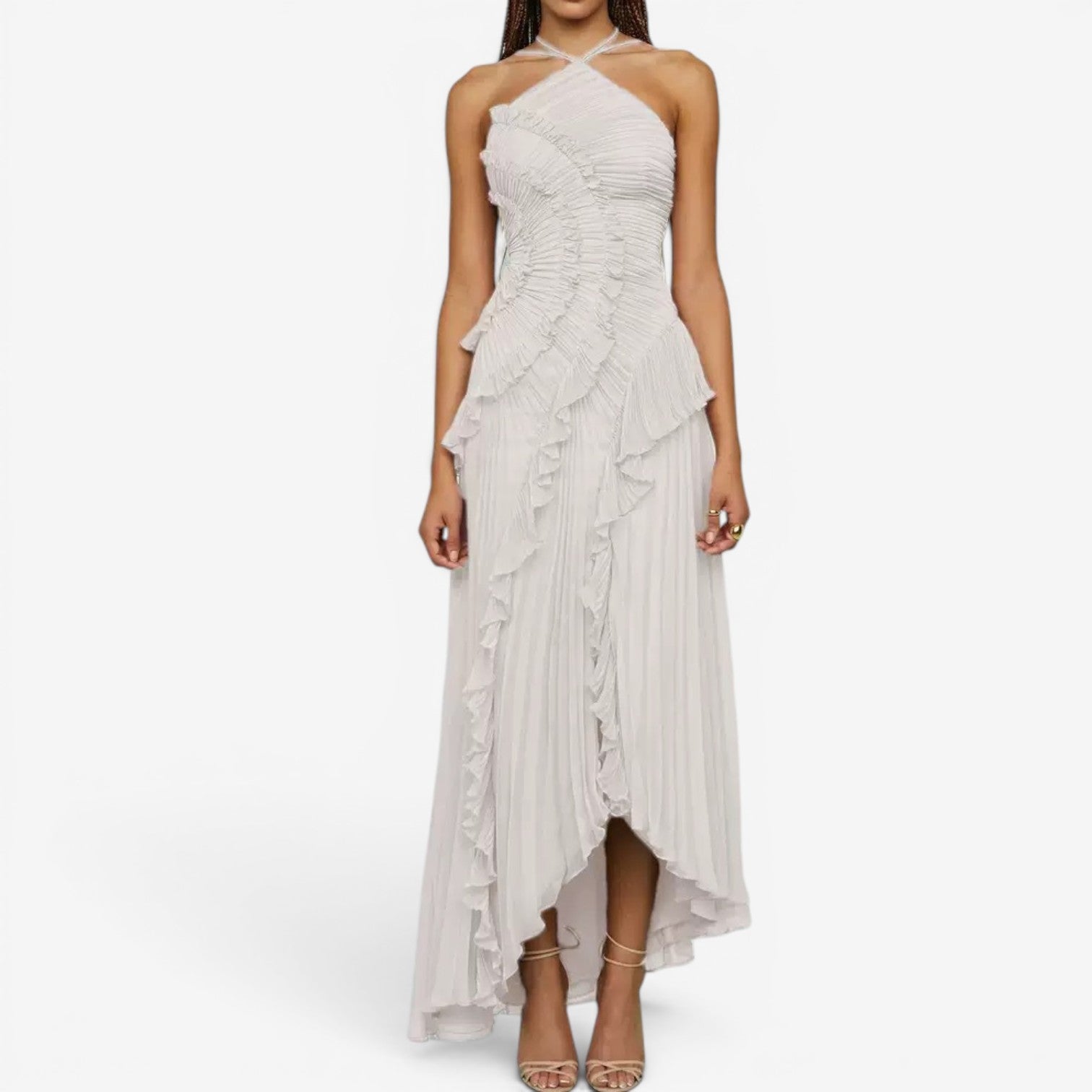 Amora™ Robe longue plissée
