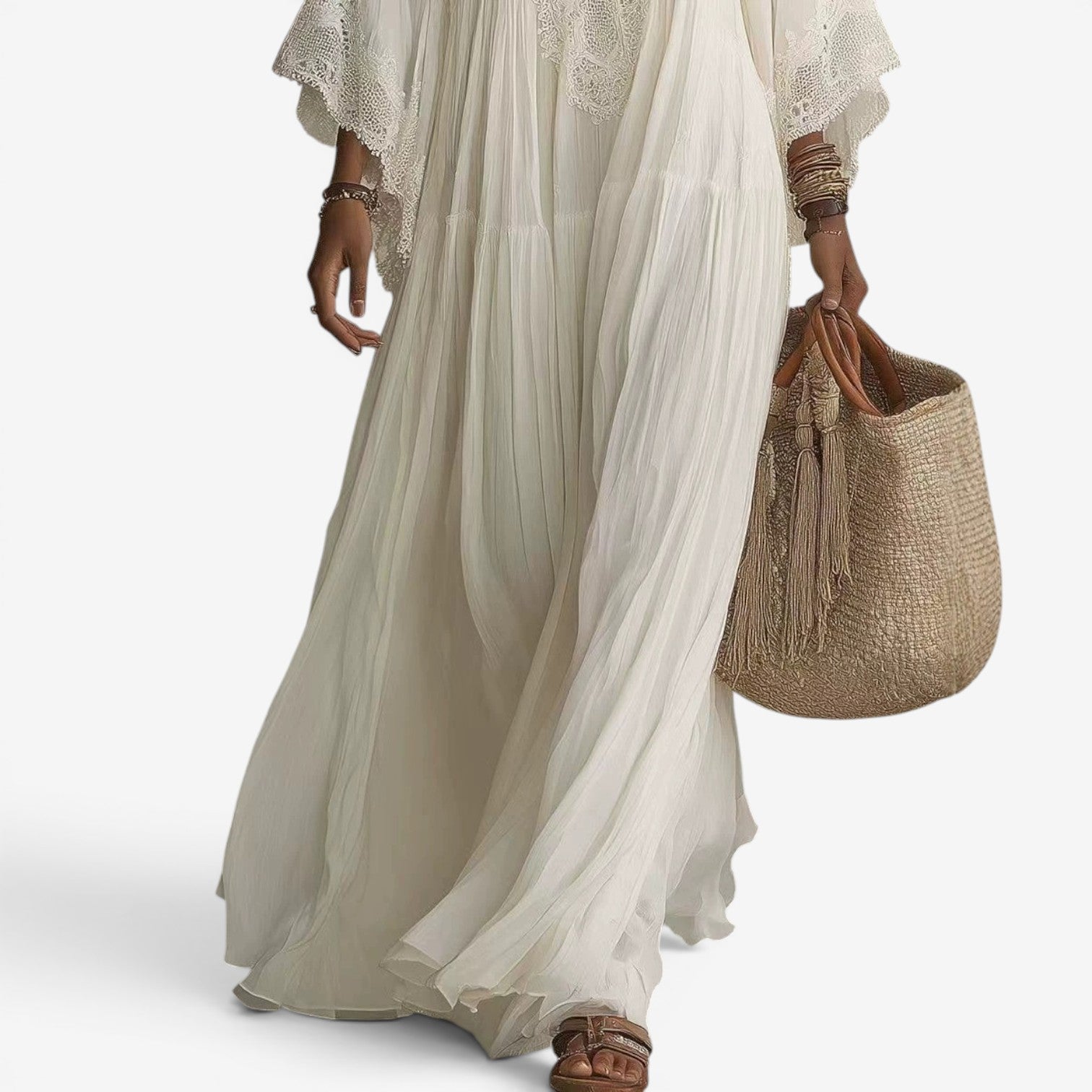 Abby™ Robe caftan longue