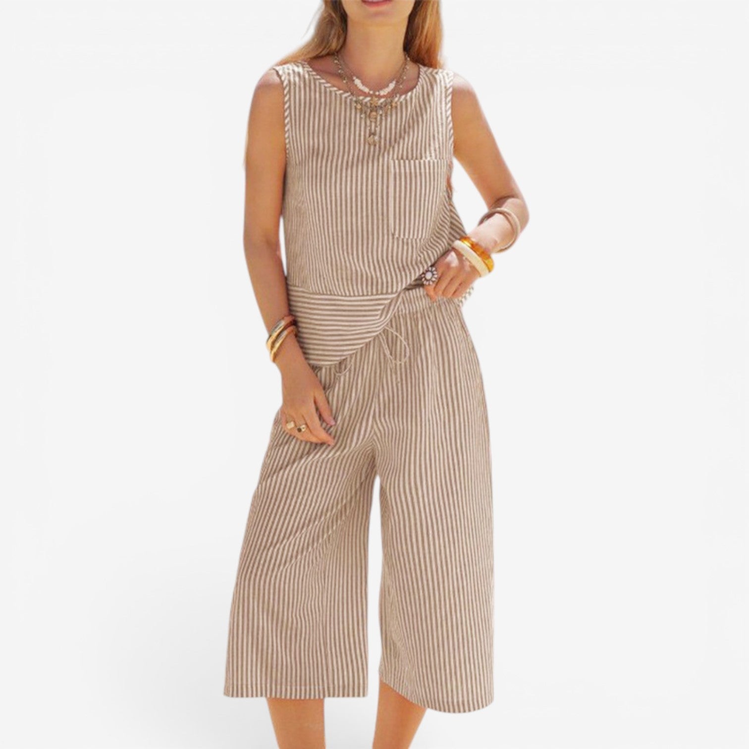 Alyanna™ Ensemble deux pièces rayé