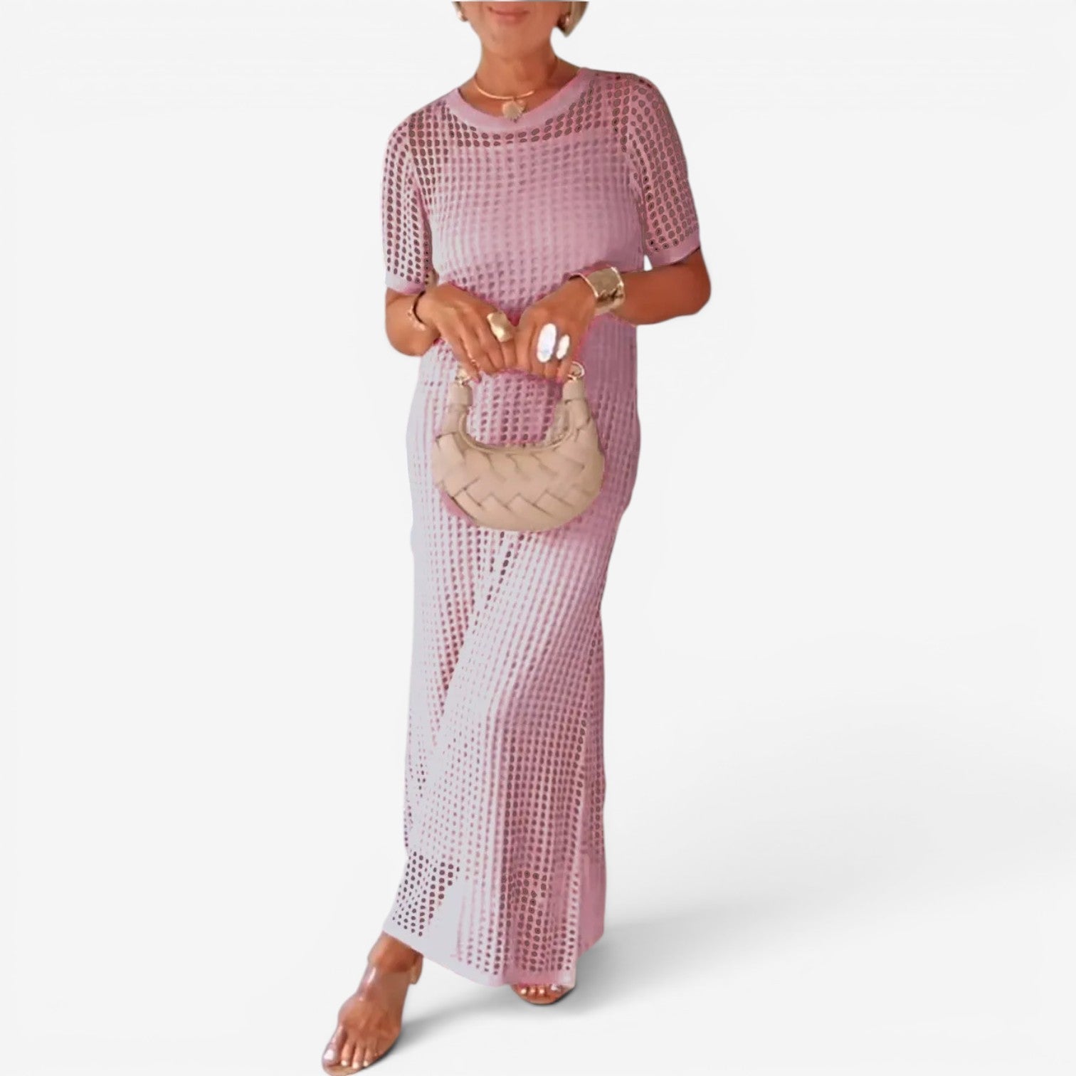 Sally™ Robe longue en maille