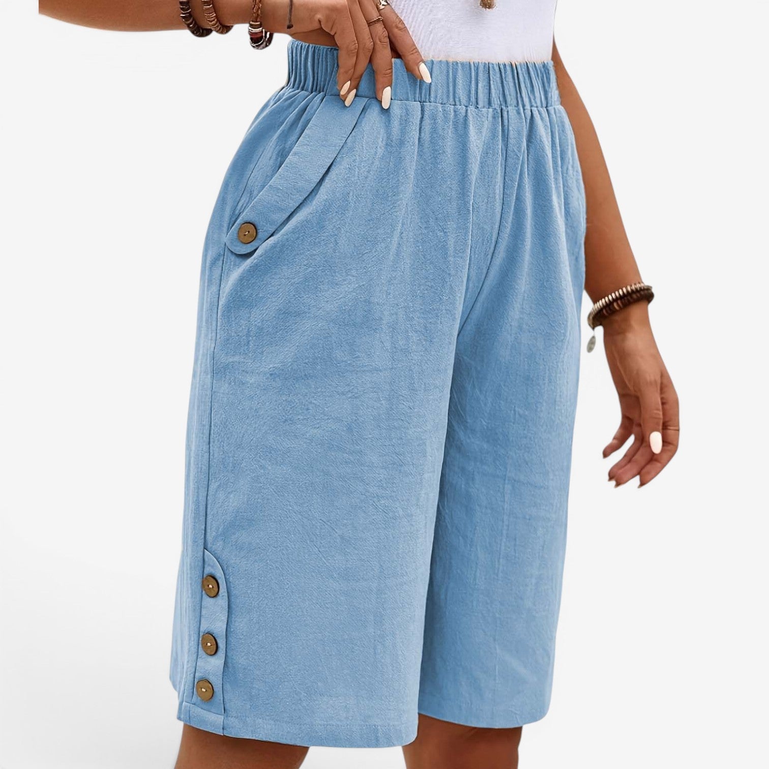 Gianne™ Pantalon capri en lin