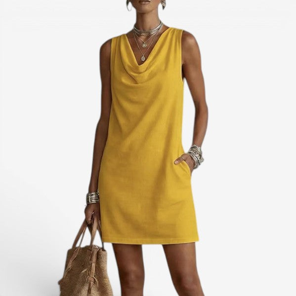 Veronica™ Robe courte à décolleté