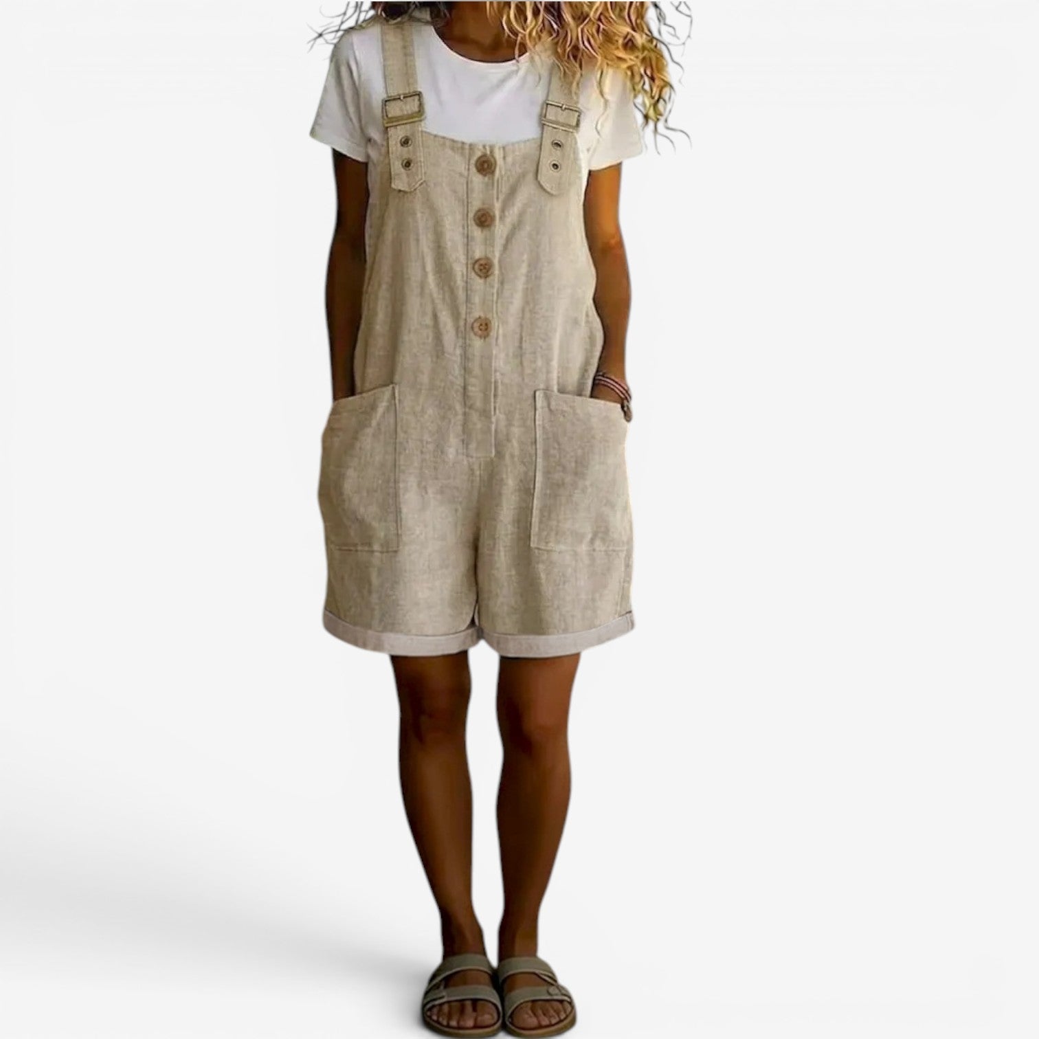 Mellisa™ Salopette courte décontractée
