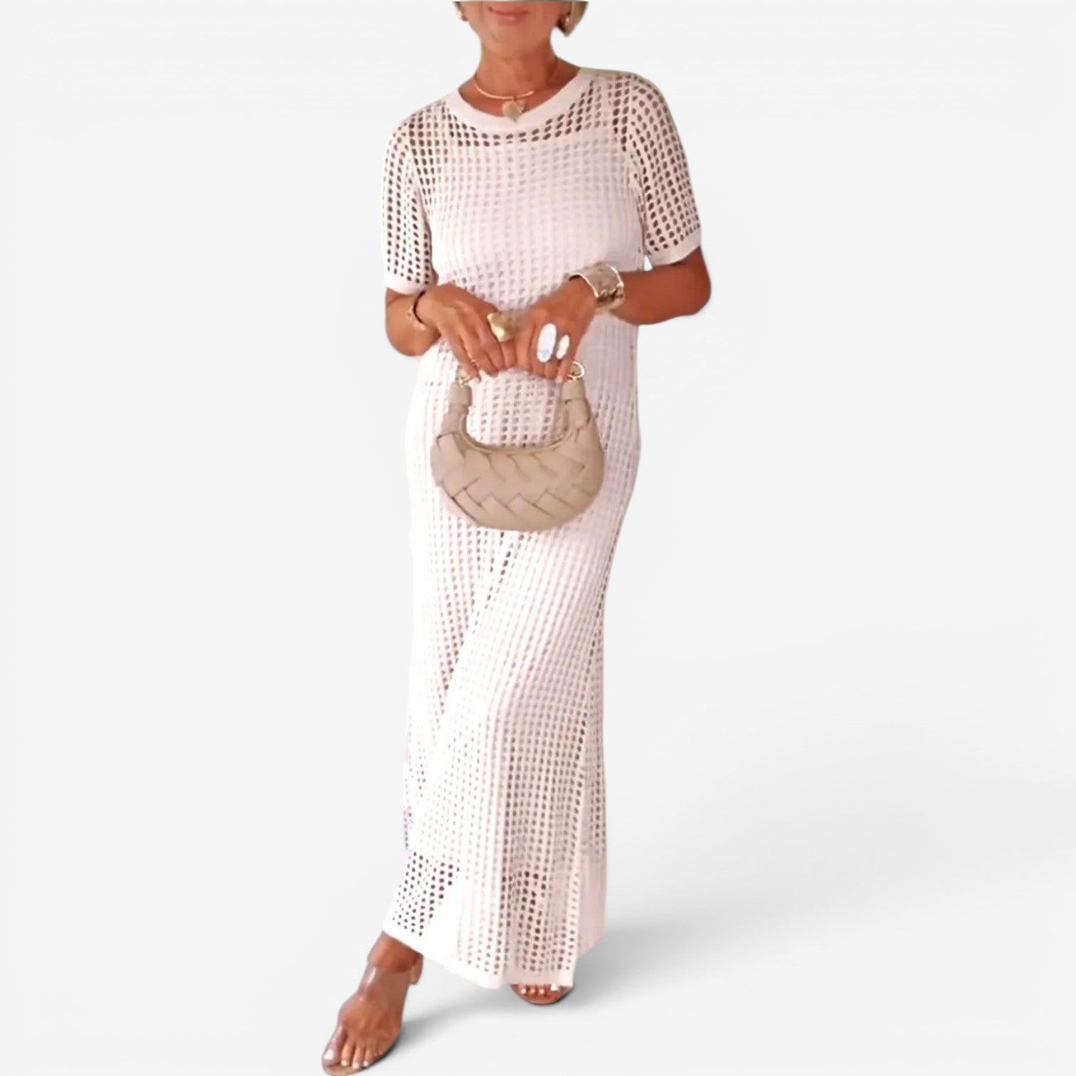 Sally™ Robe longue en maille