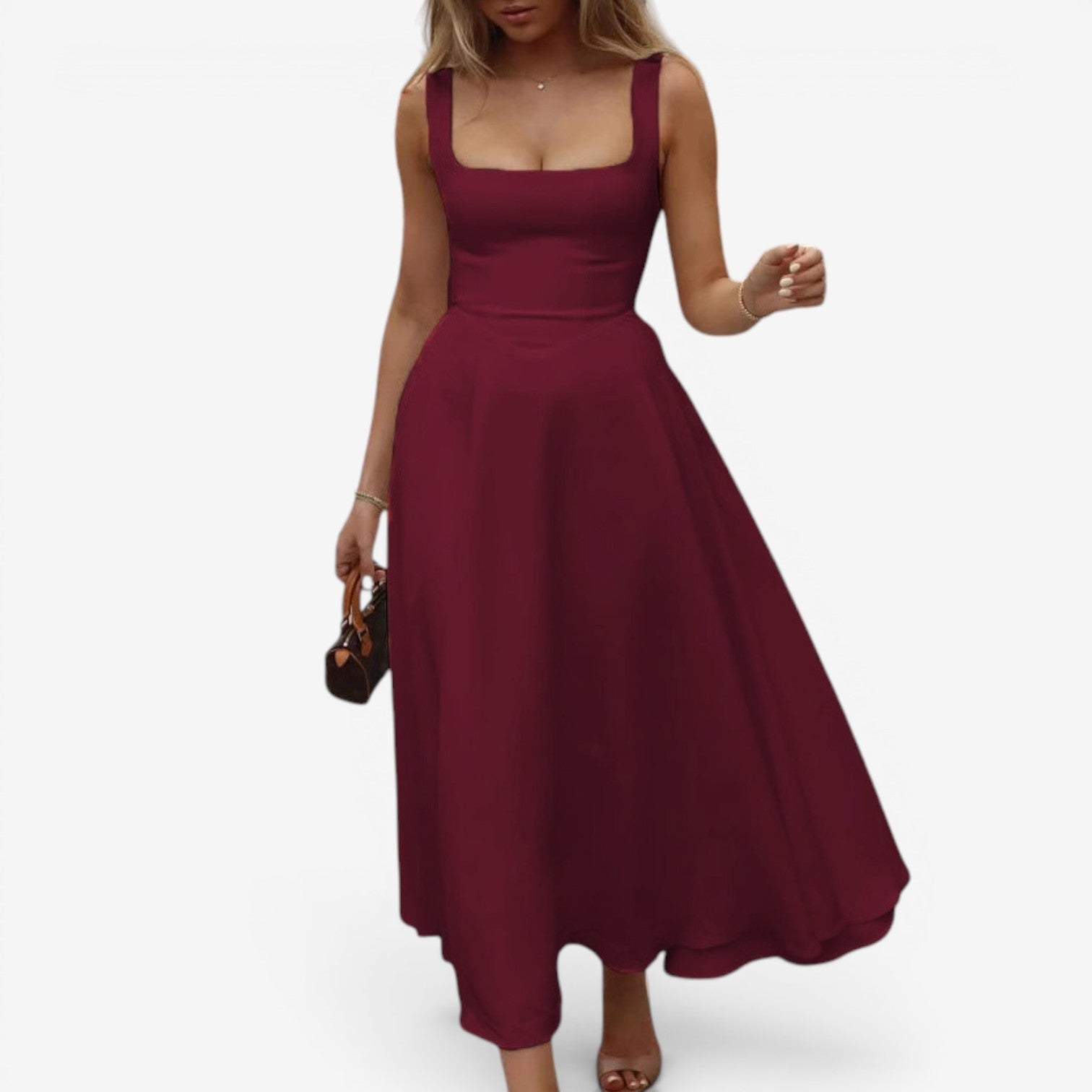 Louisa™ Robe midi évasée