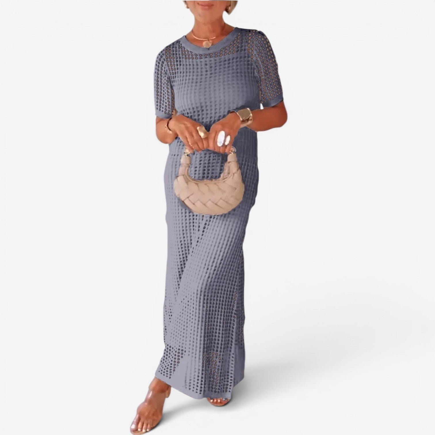 Sally™ Robe longue en maille