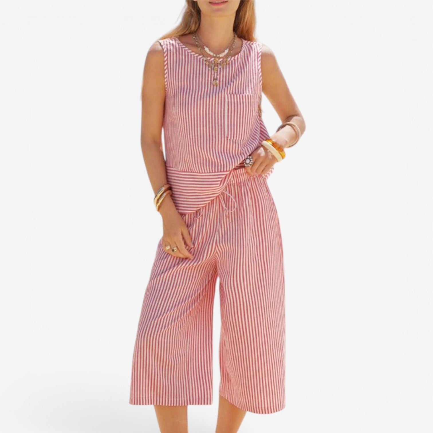 Alyanna™ Ensemble deux pièces rayé