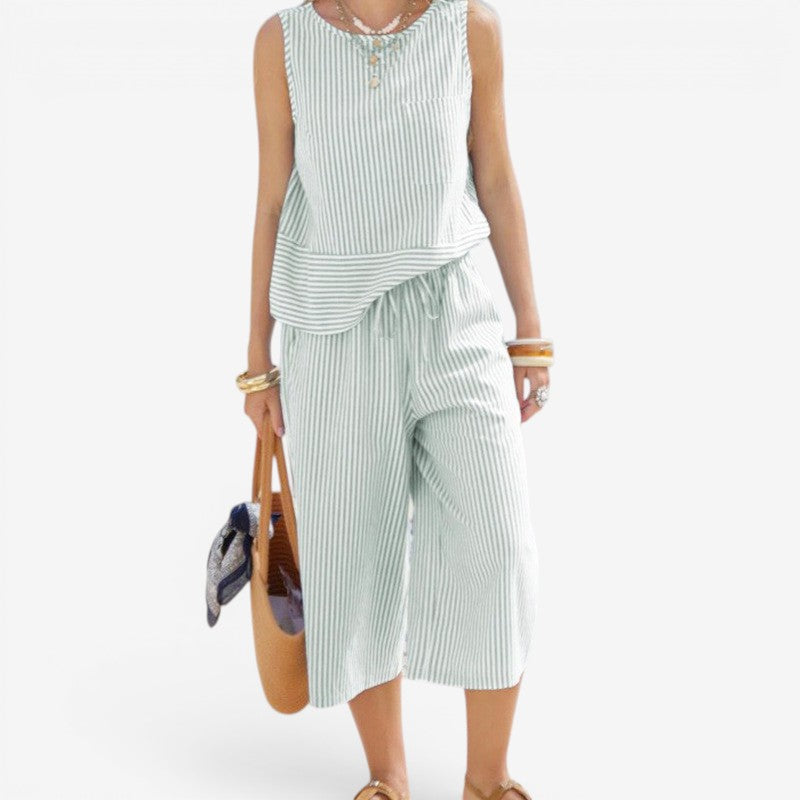 Alyanna™ Ensemble deux pièces rayé