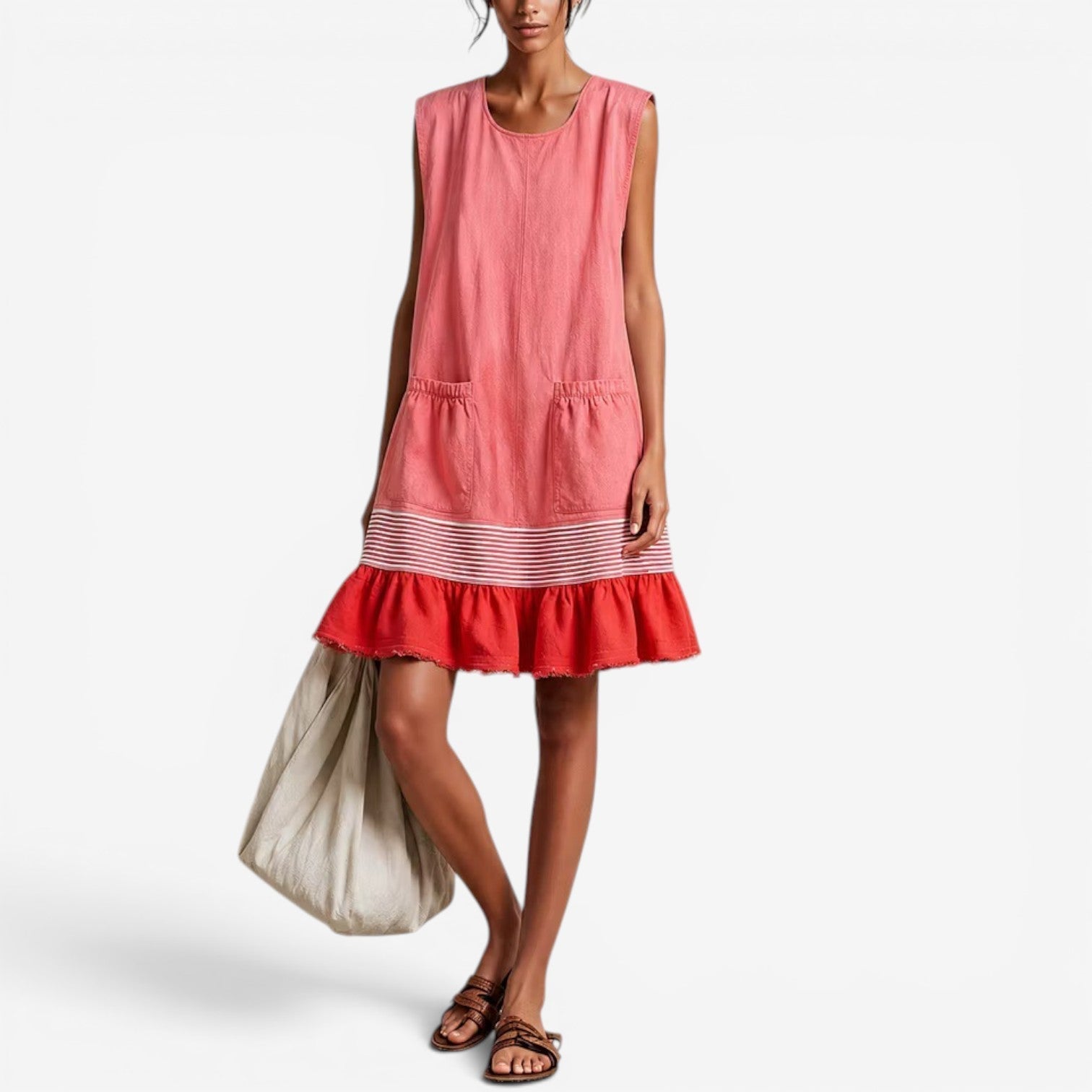 Hellea™ Robe courte sans manches