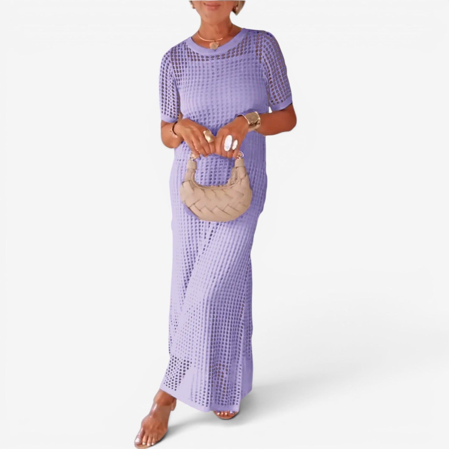 Sally™ Robe longue en maille