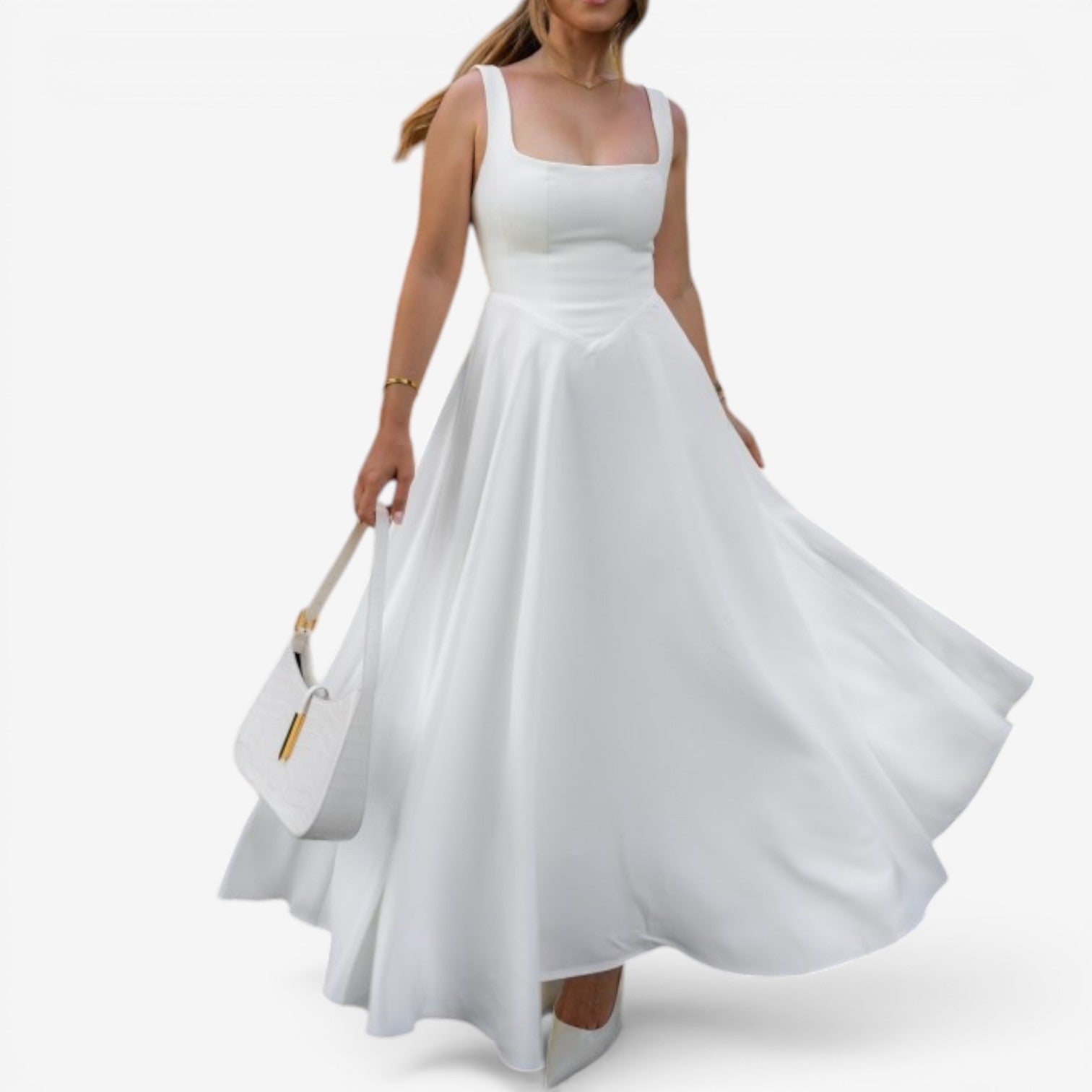 Louisa™ Robe midi évasée