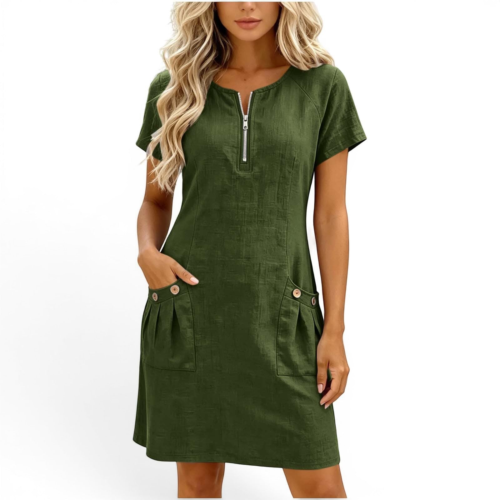 Aira™ Robe courte en lin