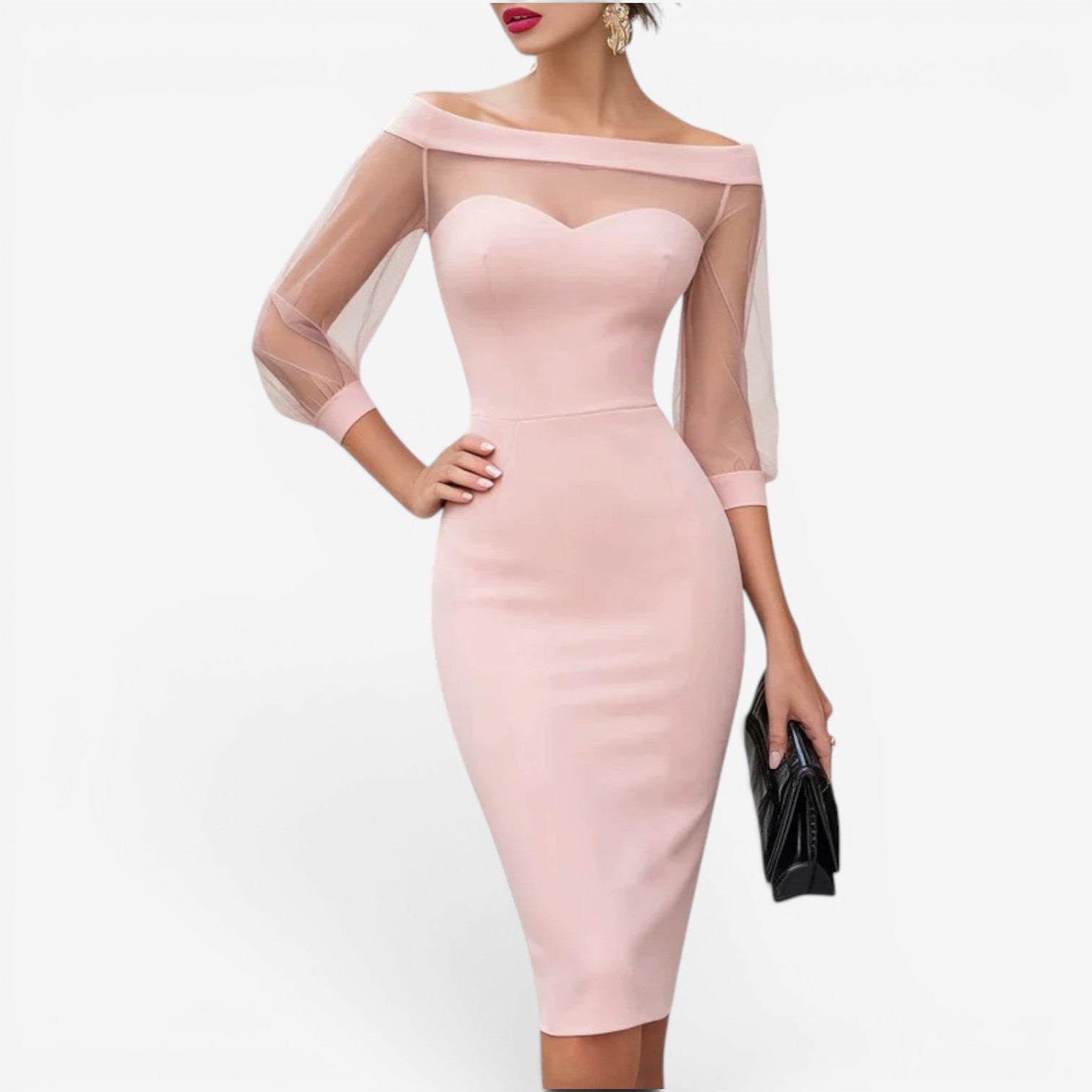 Charrie™ Robe fourreau élégante