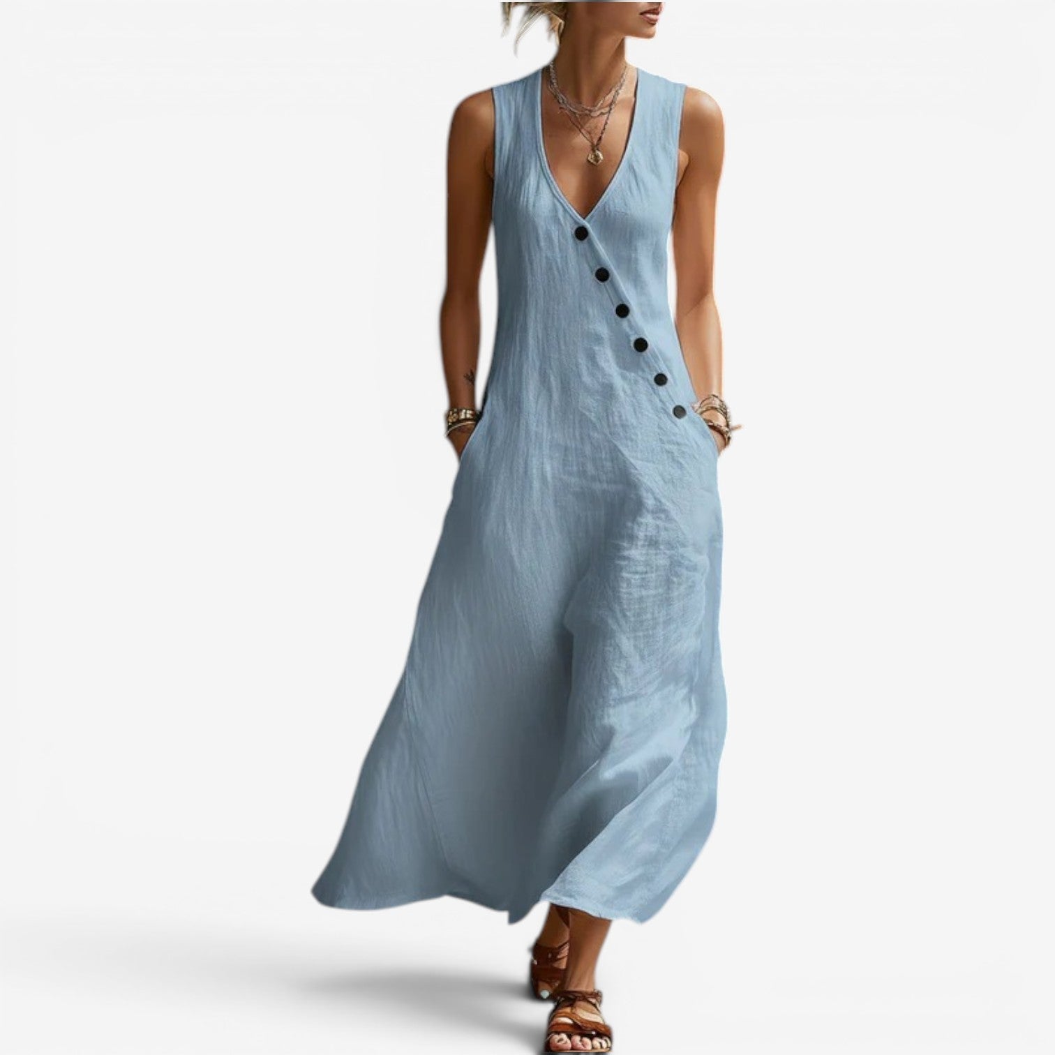 Jannah™ Robe maxi sans manches