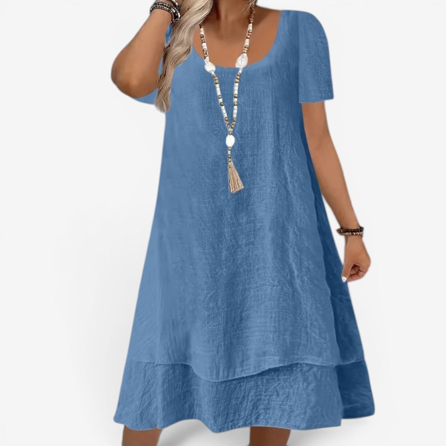 Elliane™ Robe midi à manches