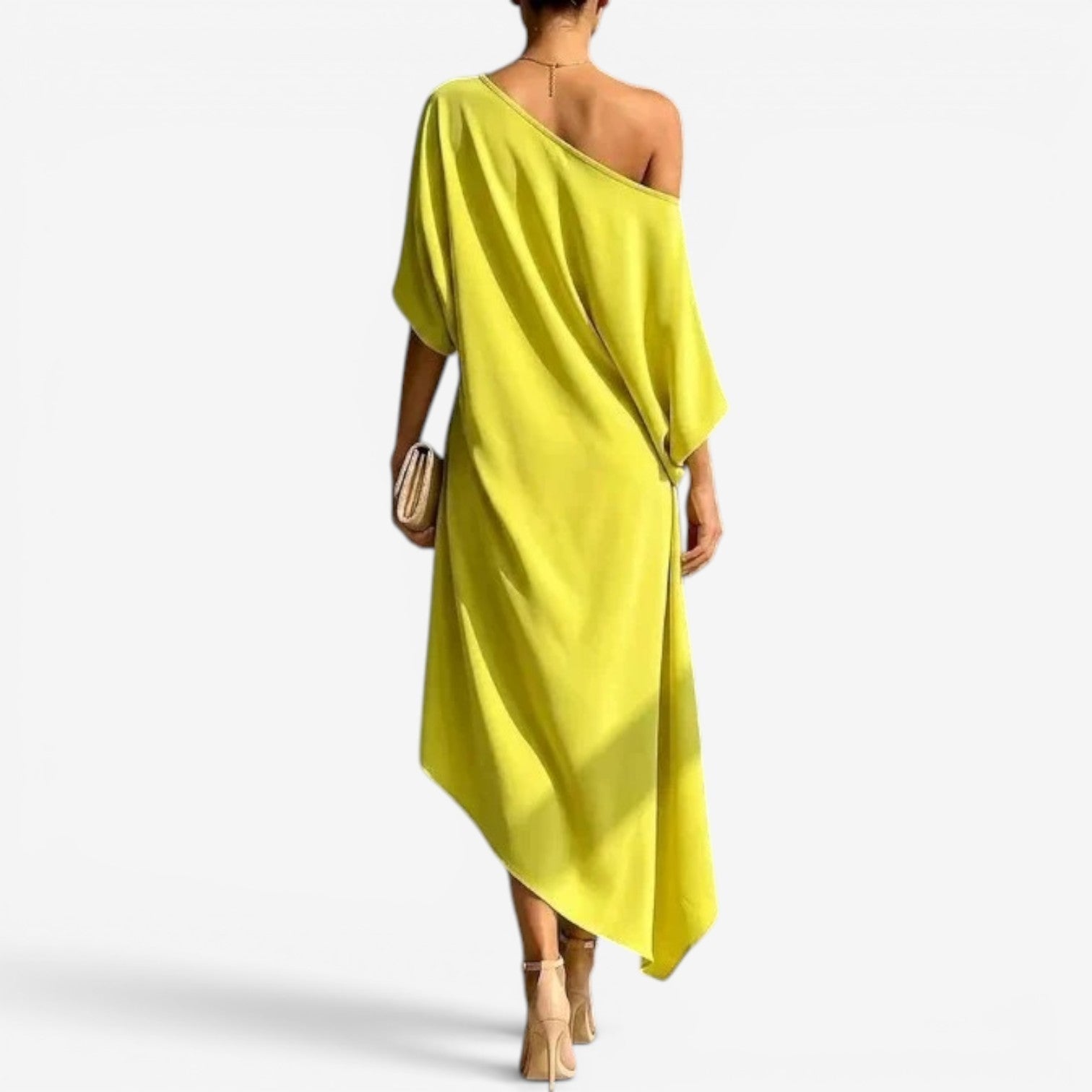 Candice™ Robe midi asymétrique