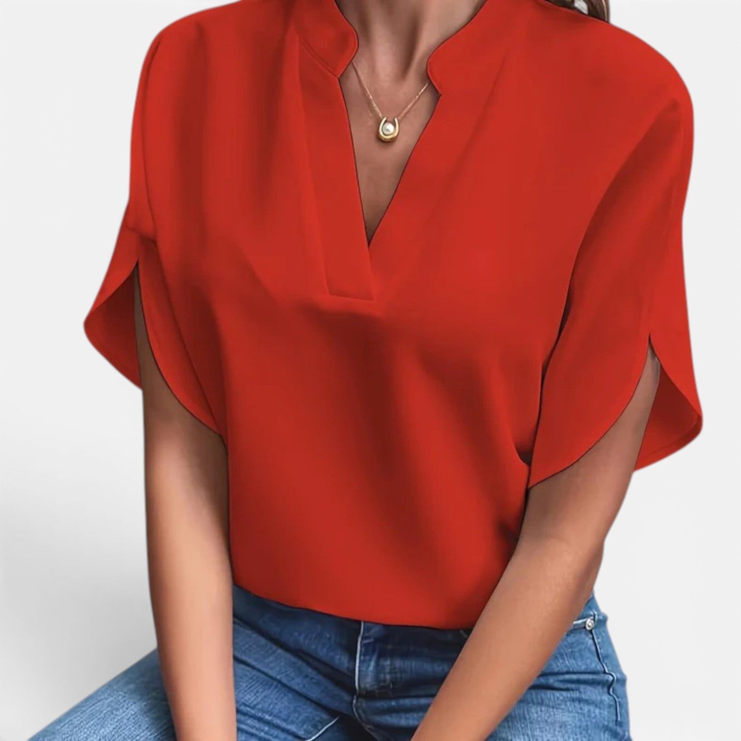 Jewel™ Blouse à encolure en V