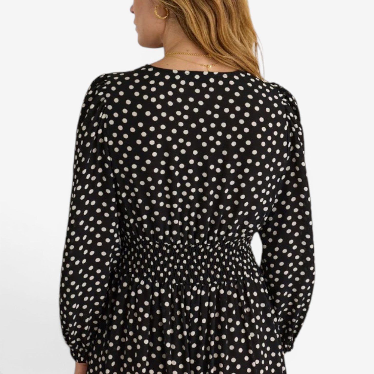 Daeya™ Robe midi à pois