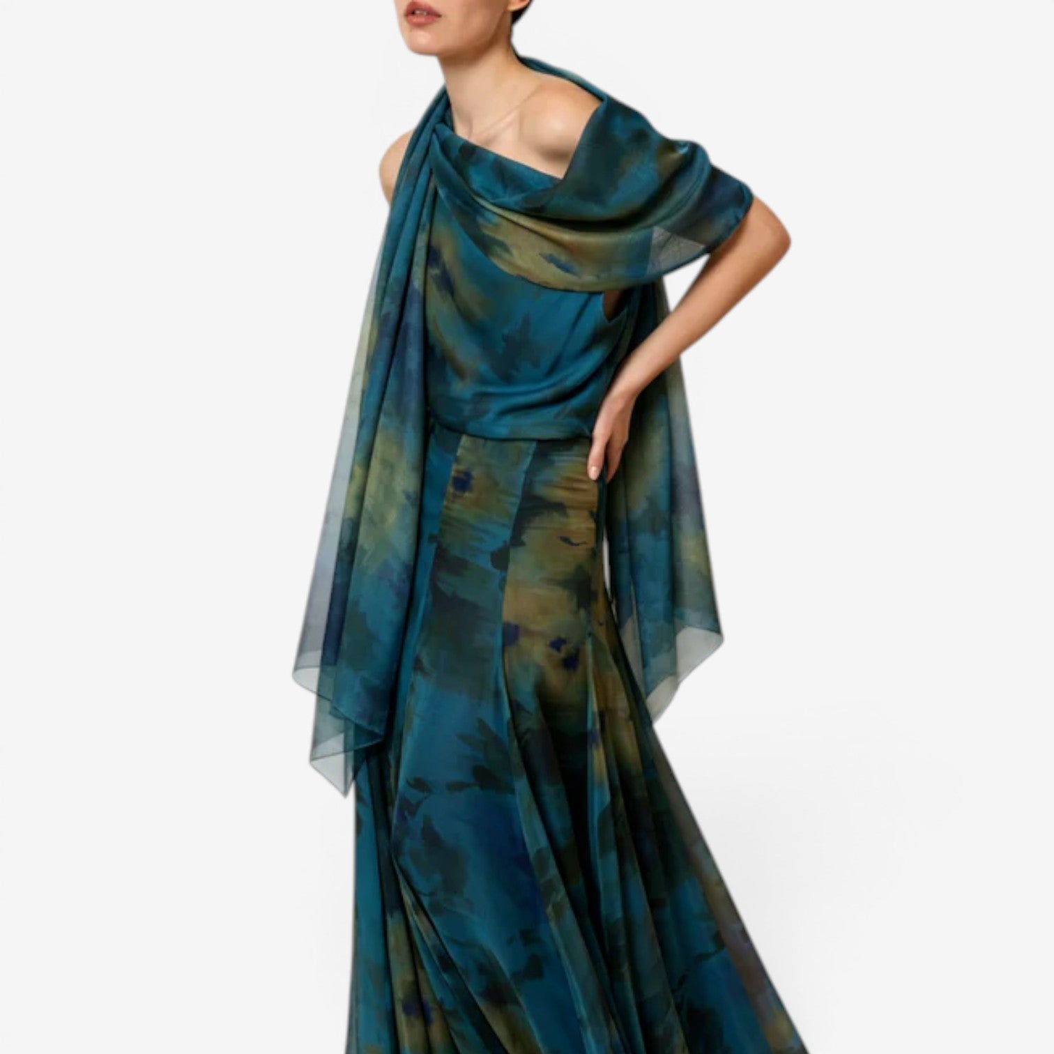 Azalea™ Robe longue imprimée