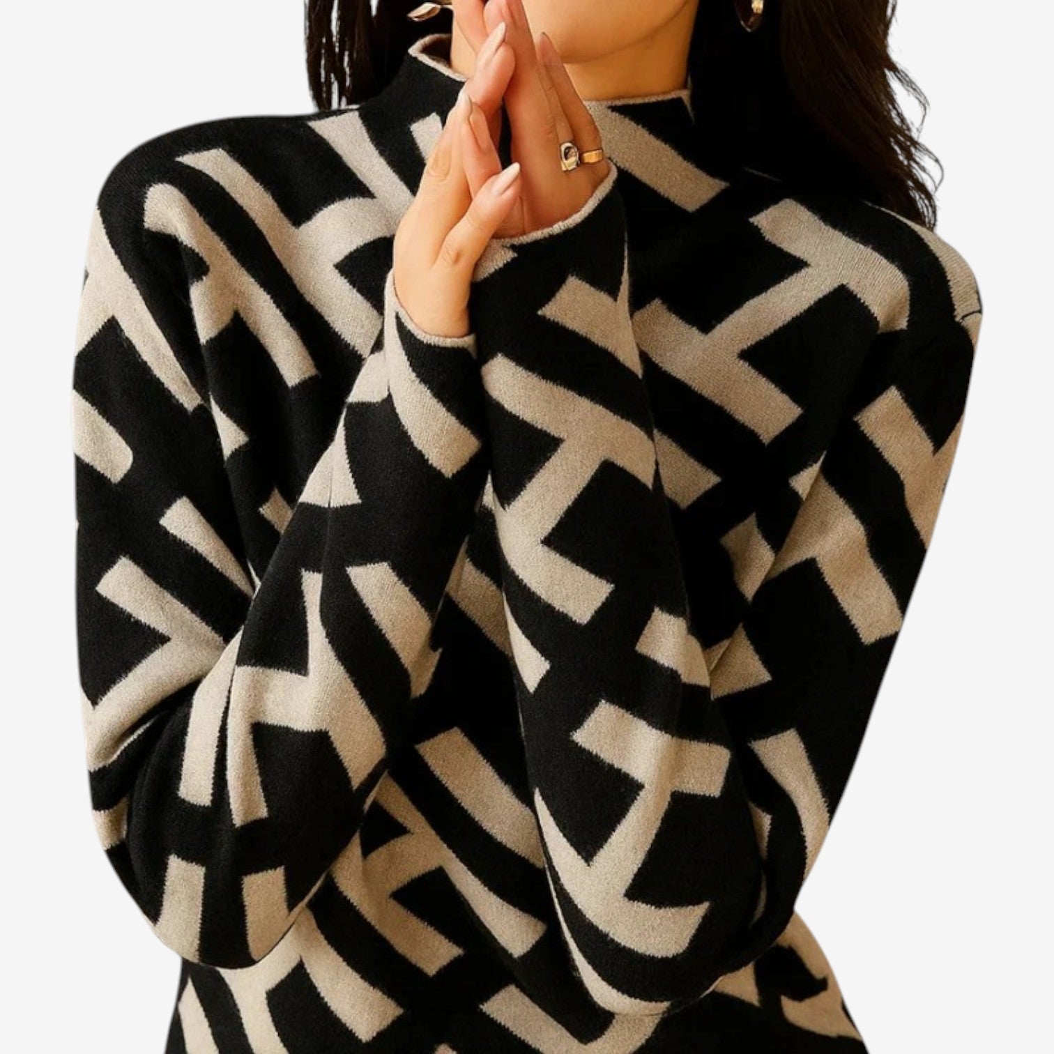 Rossi™ Geometrisk strik