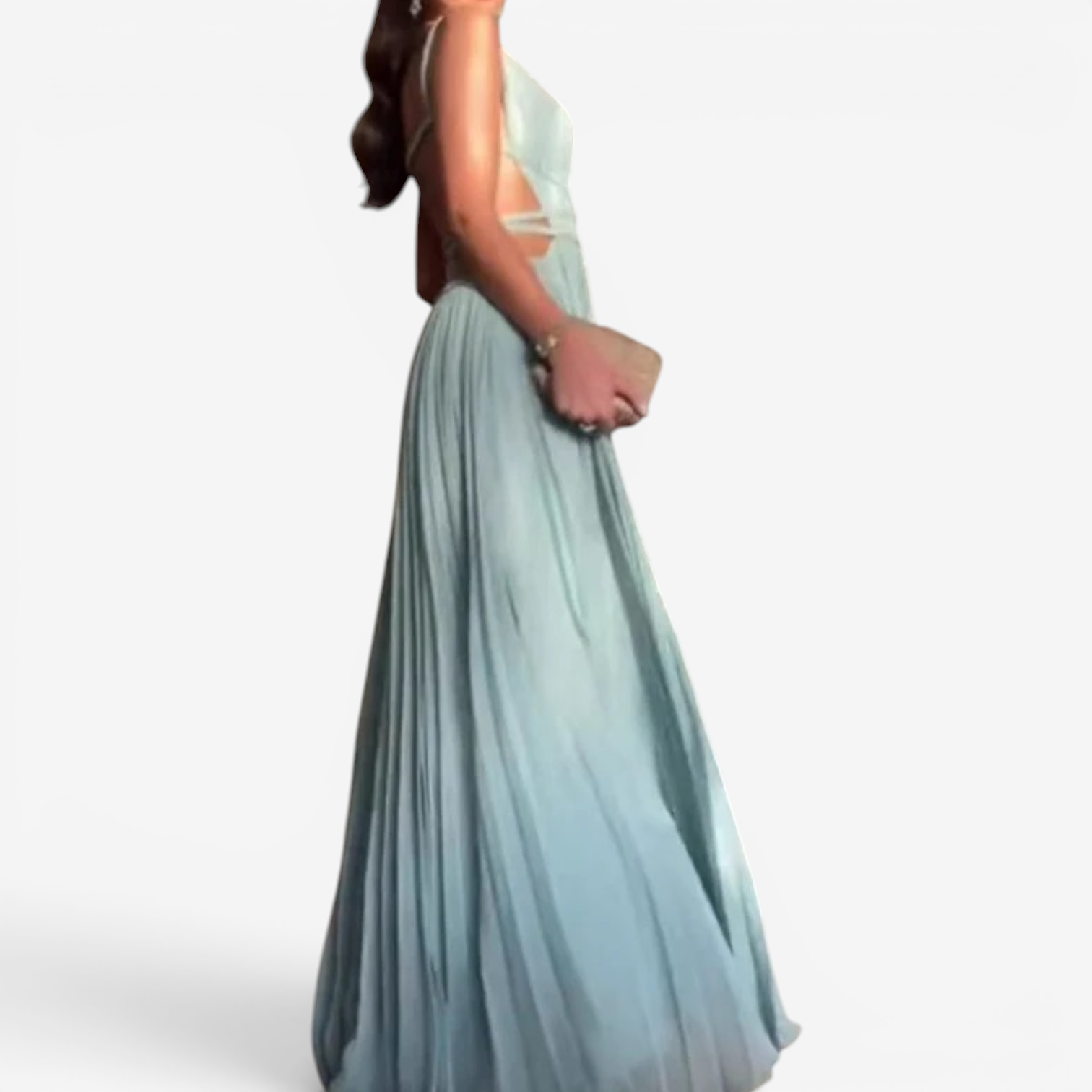 Selah™ Robe longue plissée