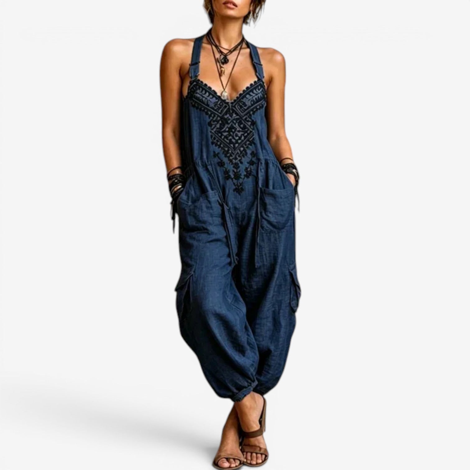 Emellia™ Combinaison style bohème