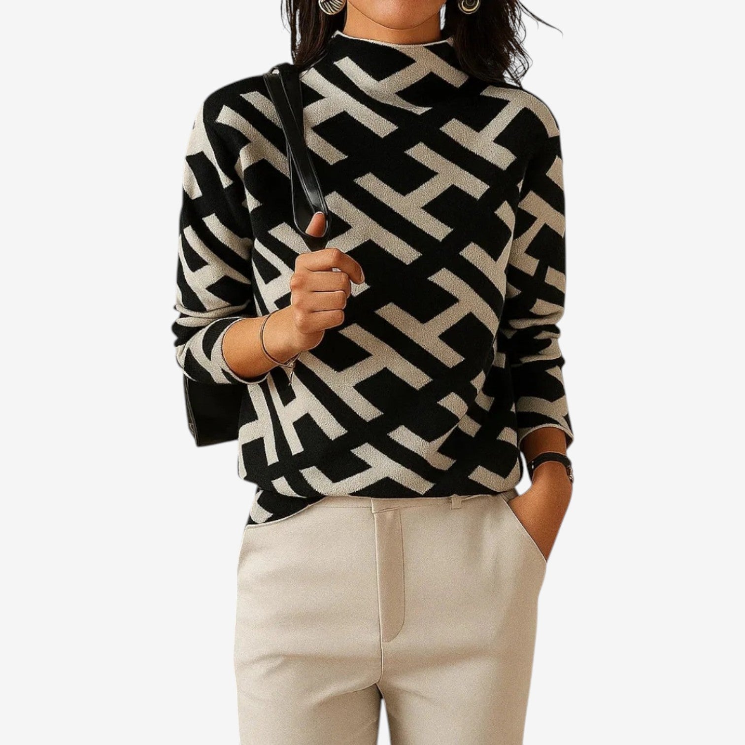 Rossi™ Geometrisk strik
