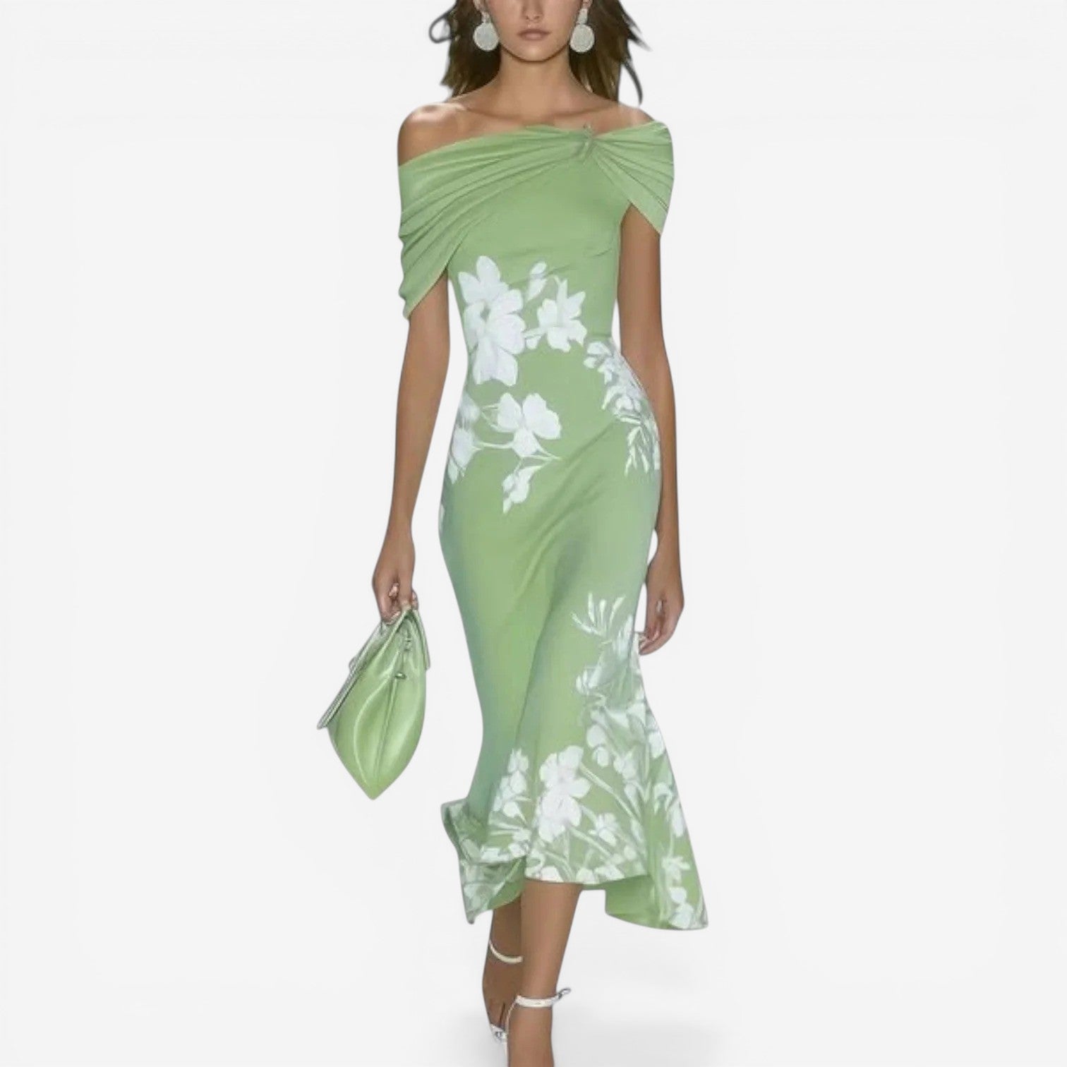 Glaiza™ Robe midi à fleurs