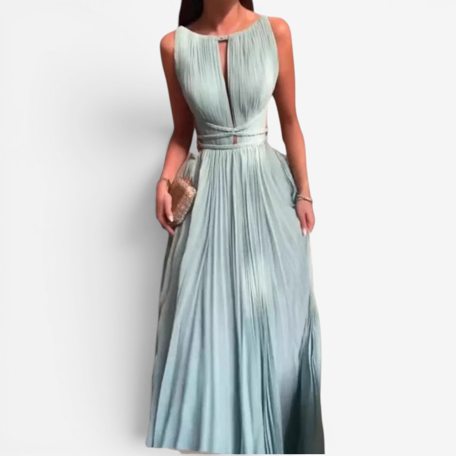 Selah™ Robe longue plissée