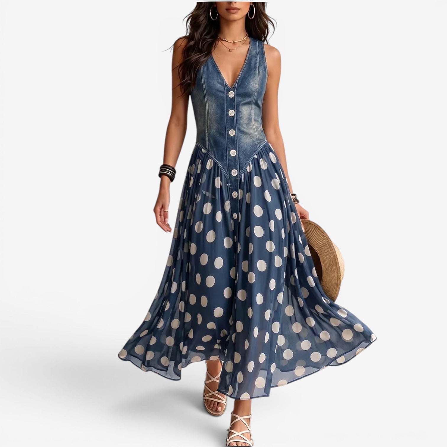 Jeya™ Robe midi combinée