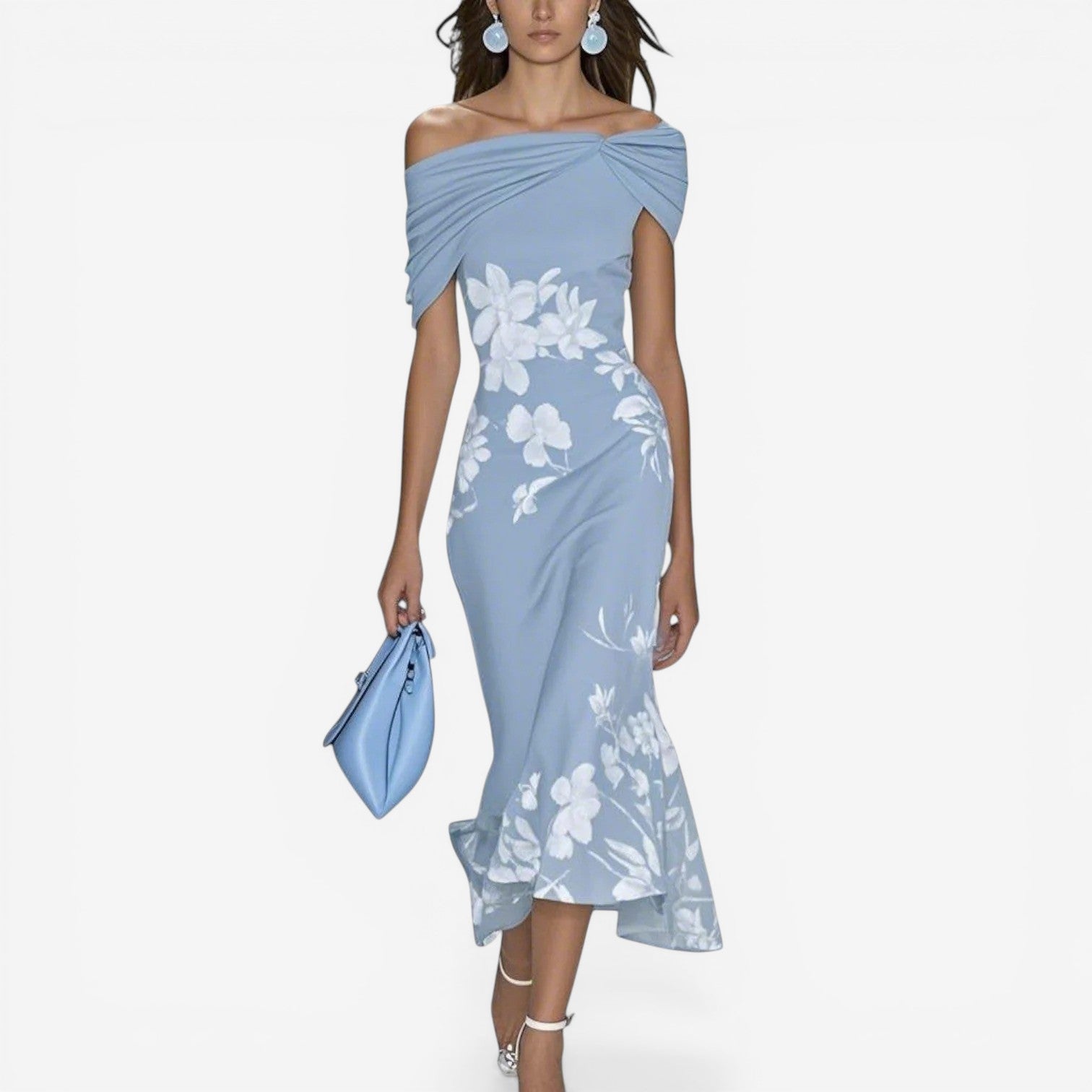 Glaiza™ Robe midi à fleurs