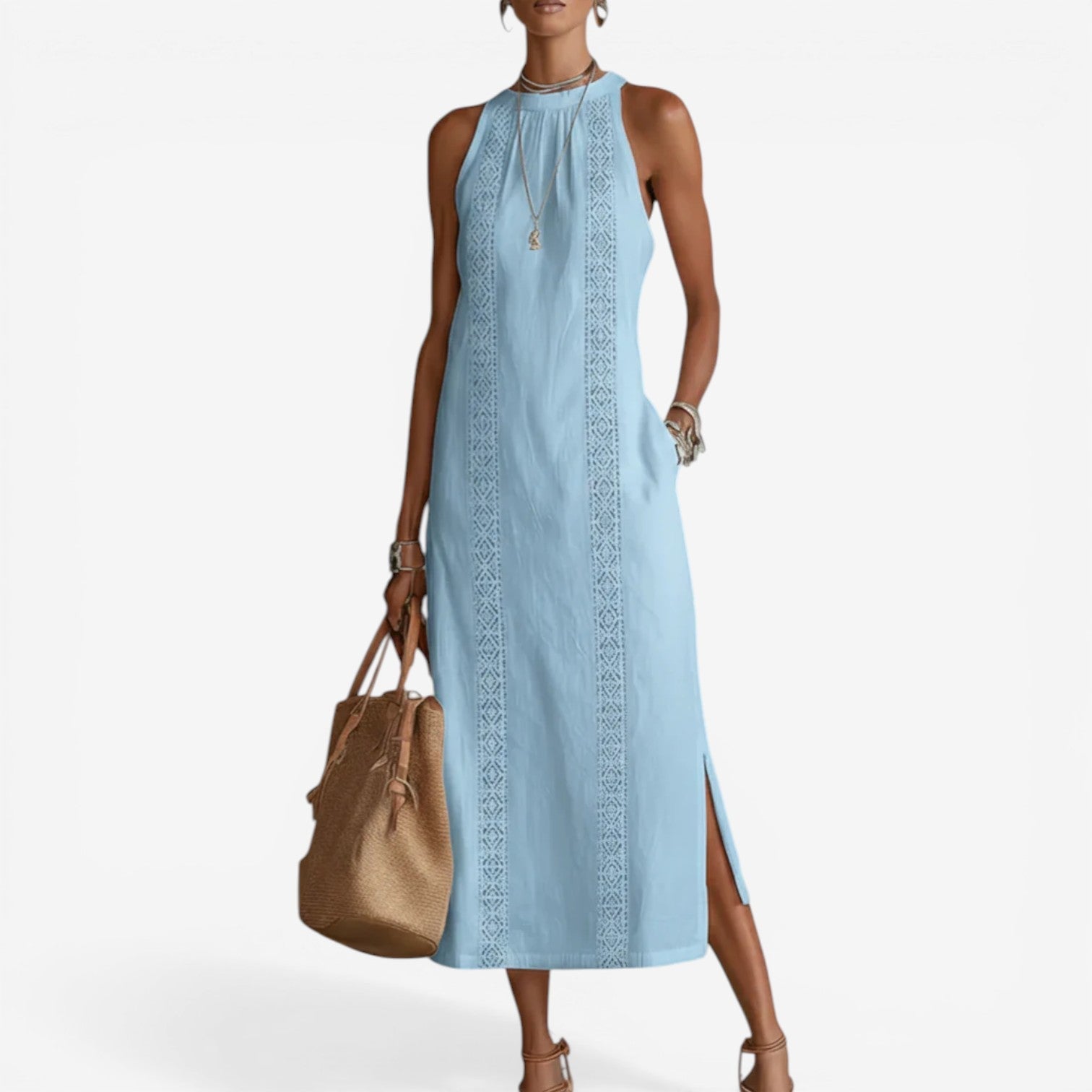 Althea™ robe midi minimaliste