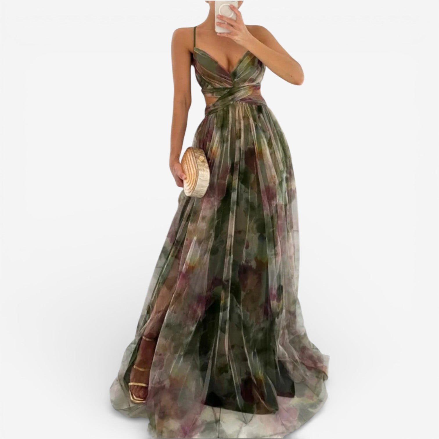 Hilda™ Robe maxi florale style
