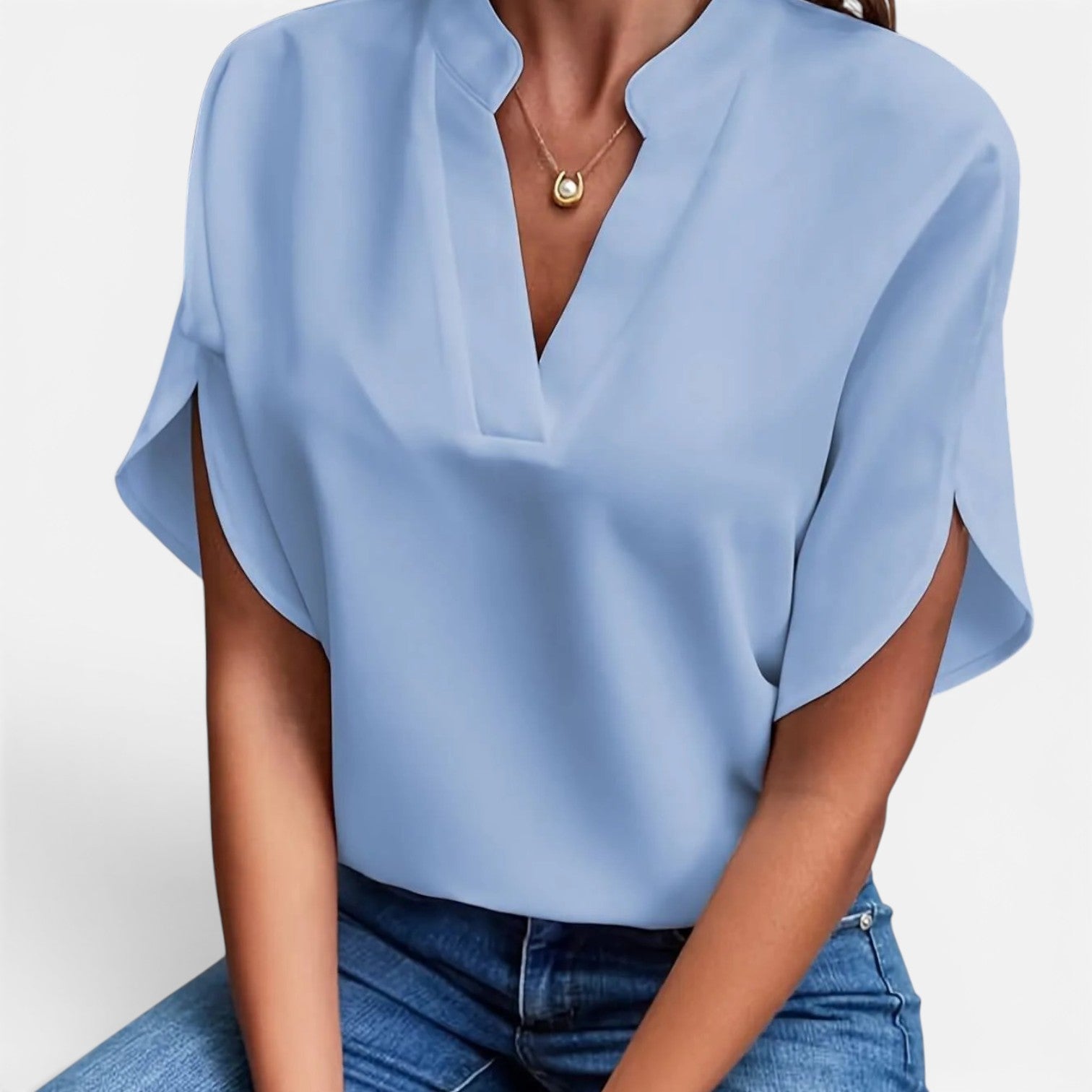 Jewel™ Blouse à encolure en V